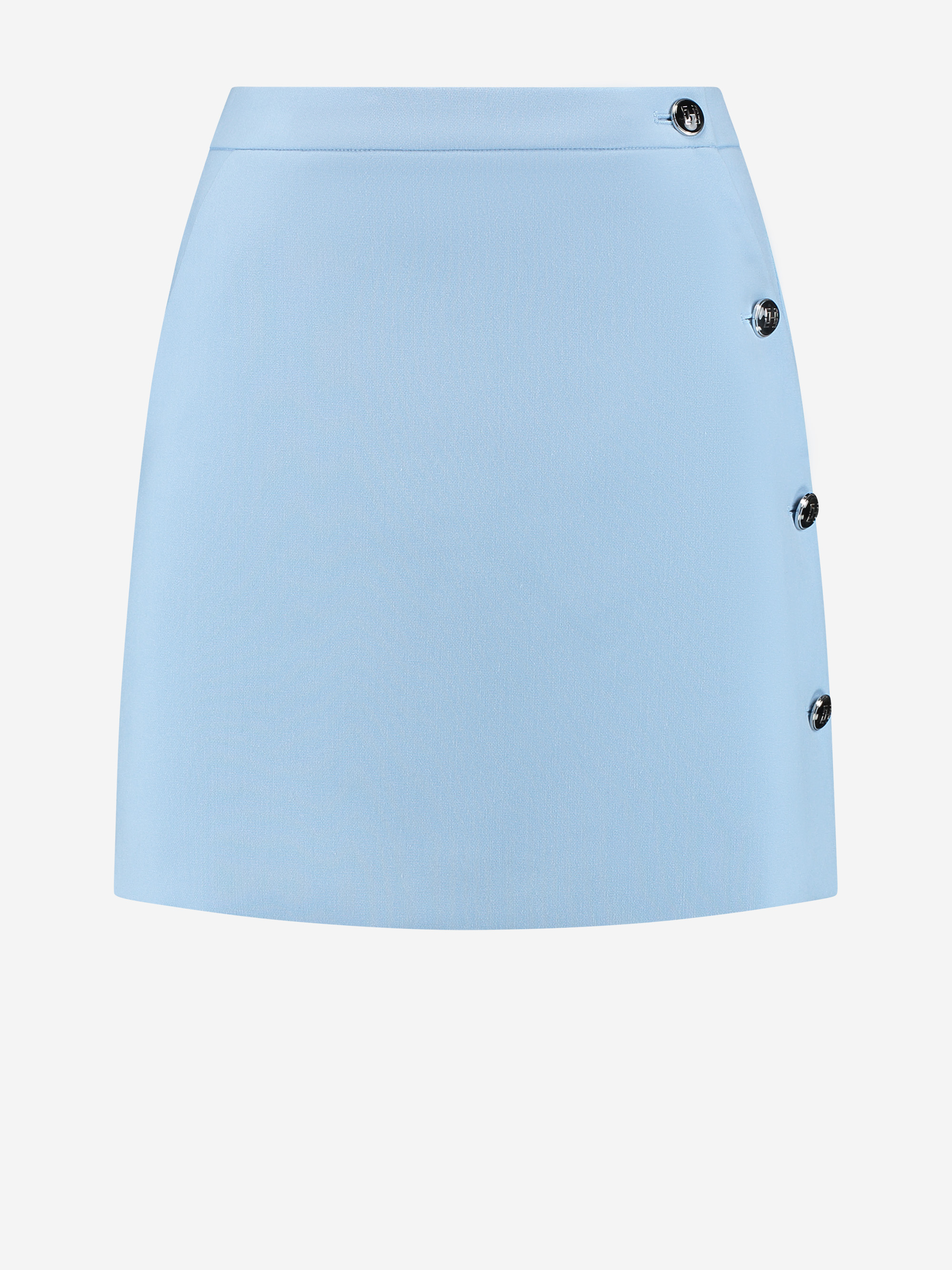 Mid rise skirt with buttons