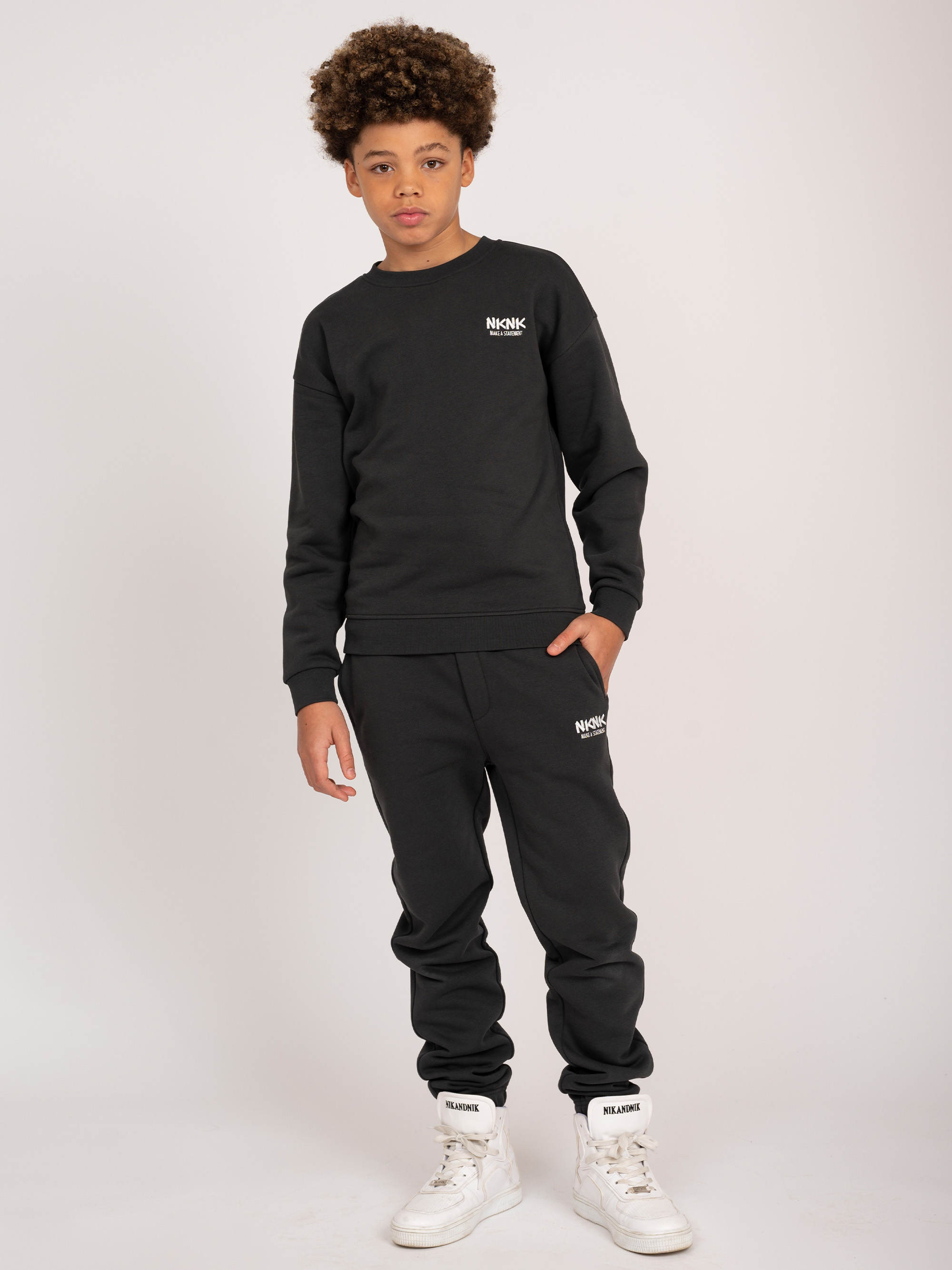 Mid rise sweatpants met logo