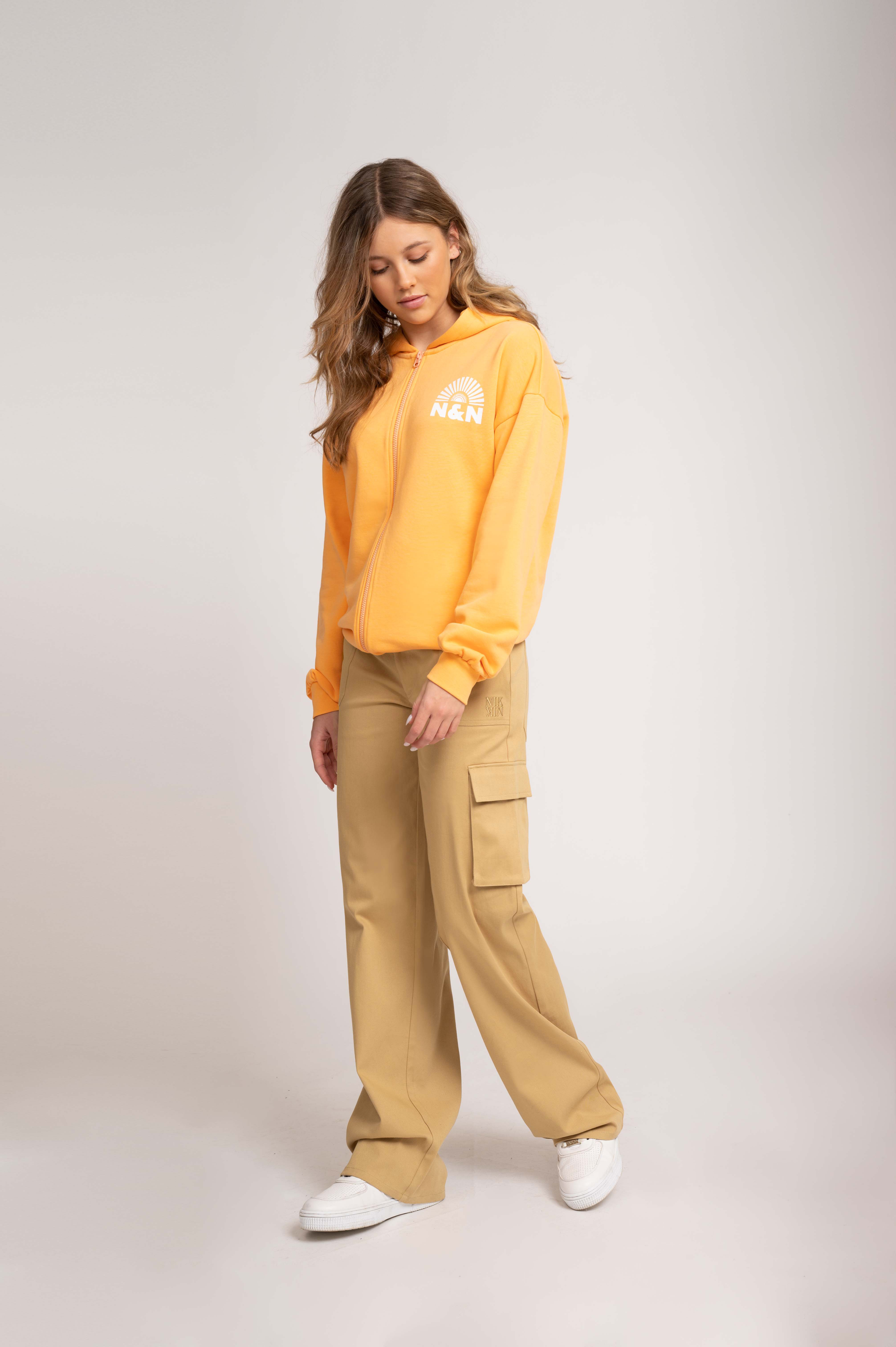  Cargo trousers with mid rise