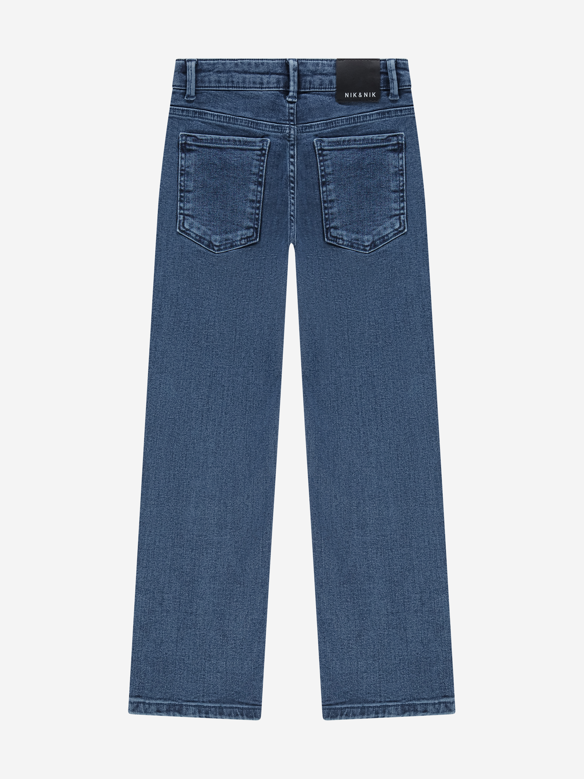 Mid-rise jeans