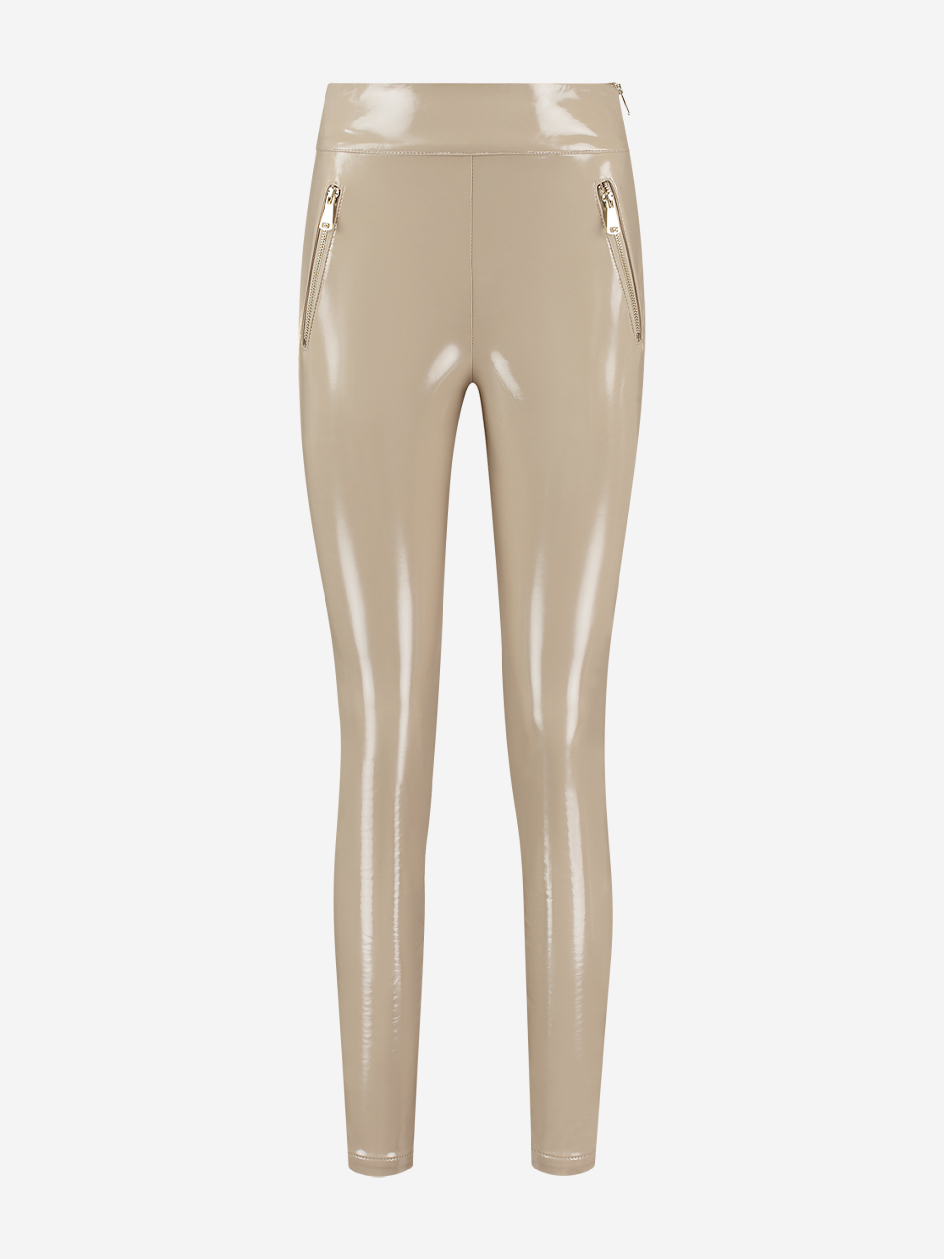 Lakleren broek 