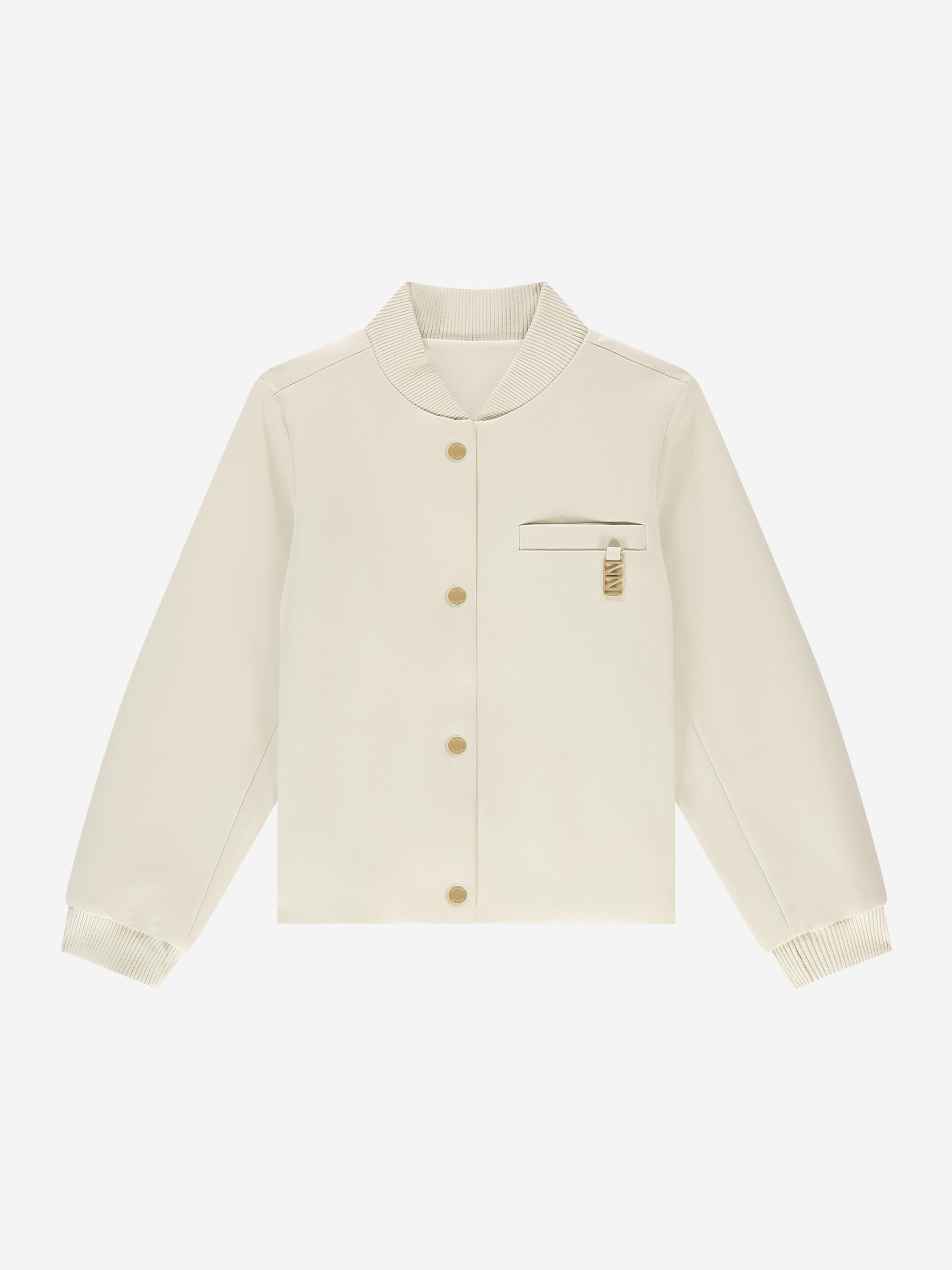 Bomber jacket with logo detail