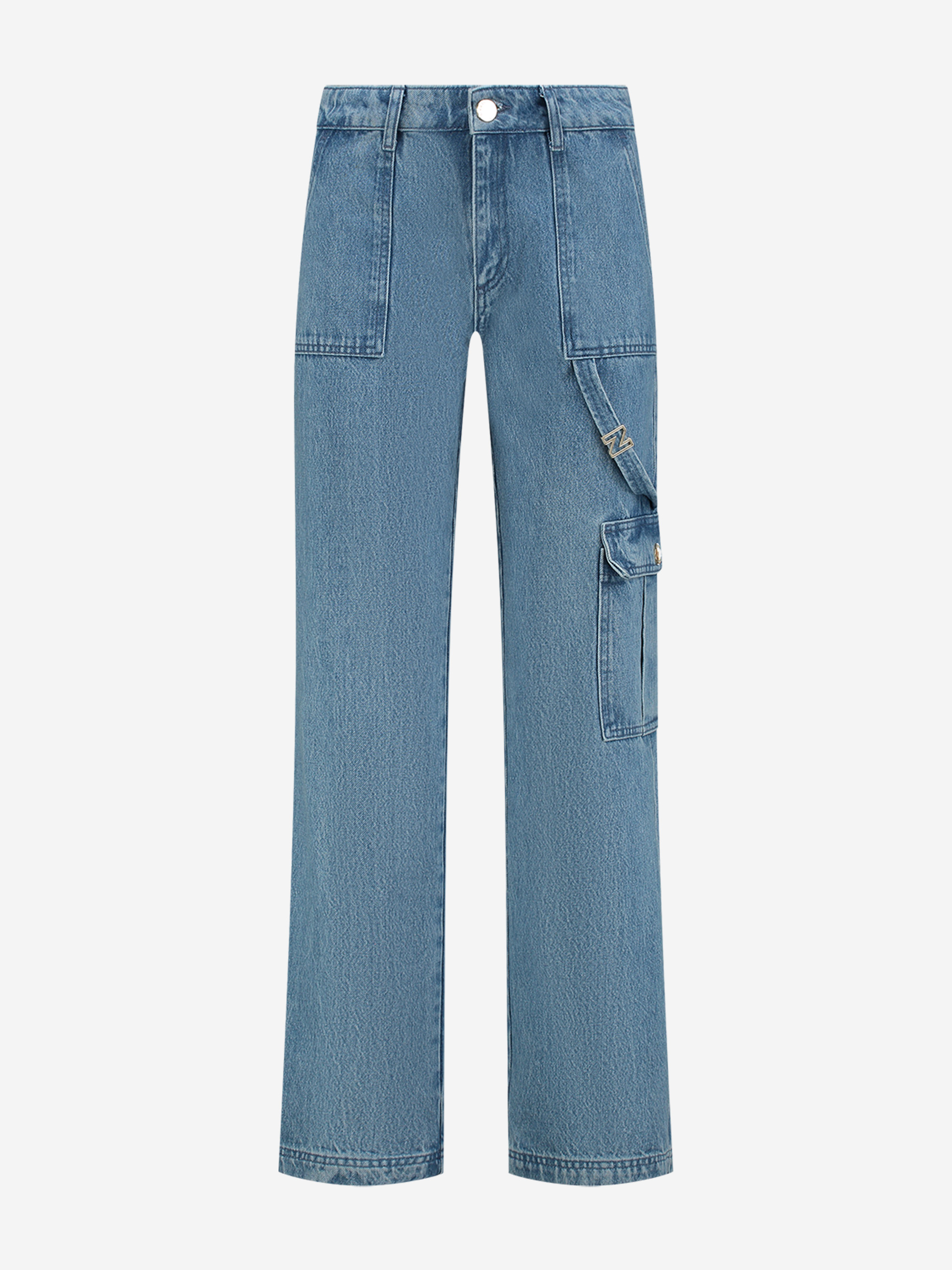 Mid rise Cargo jeans