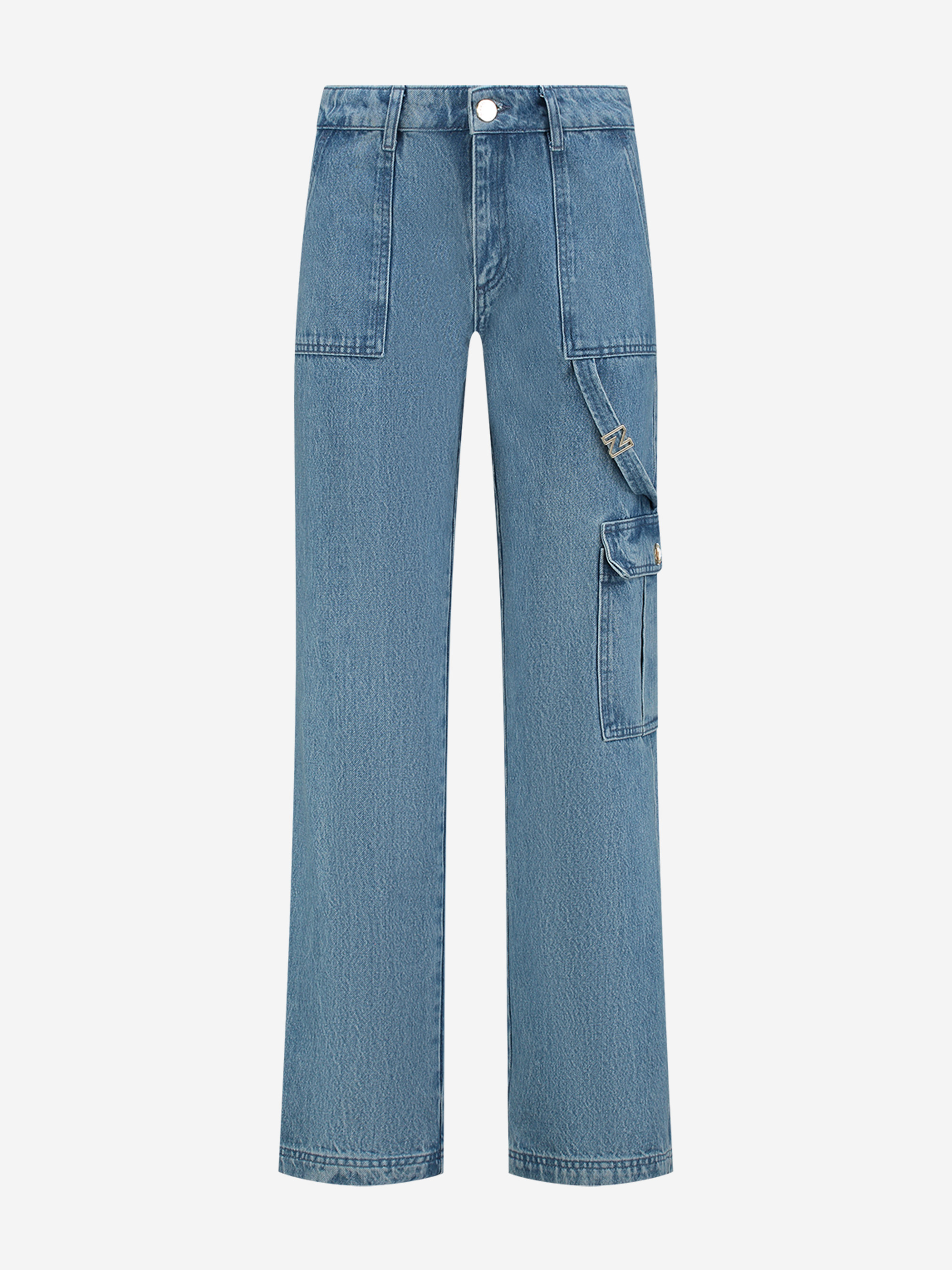  Mid rise Cargo jeans