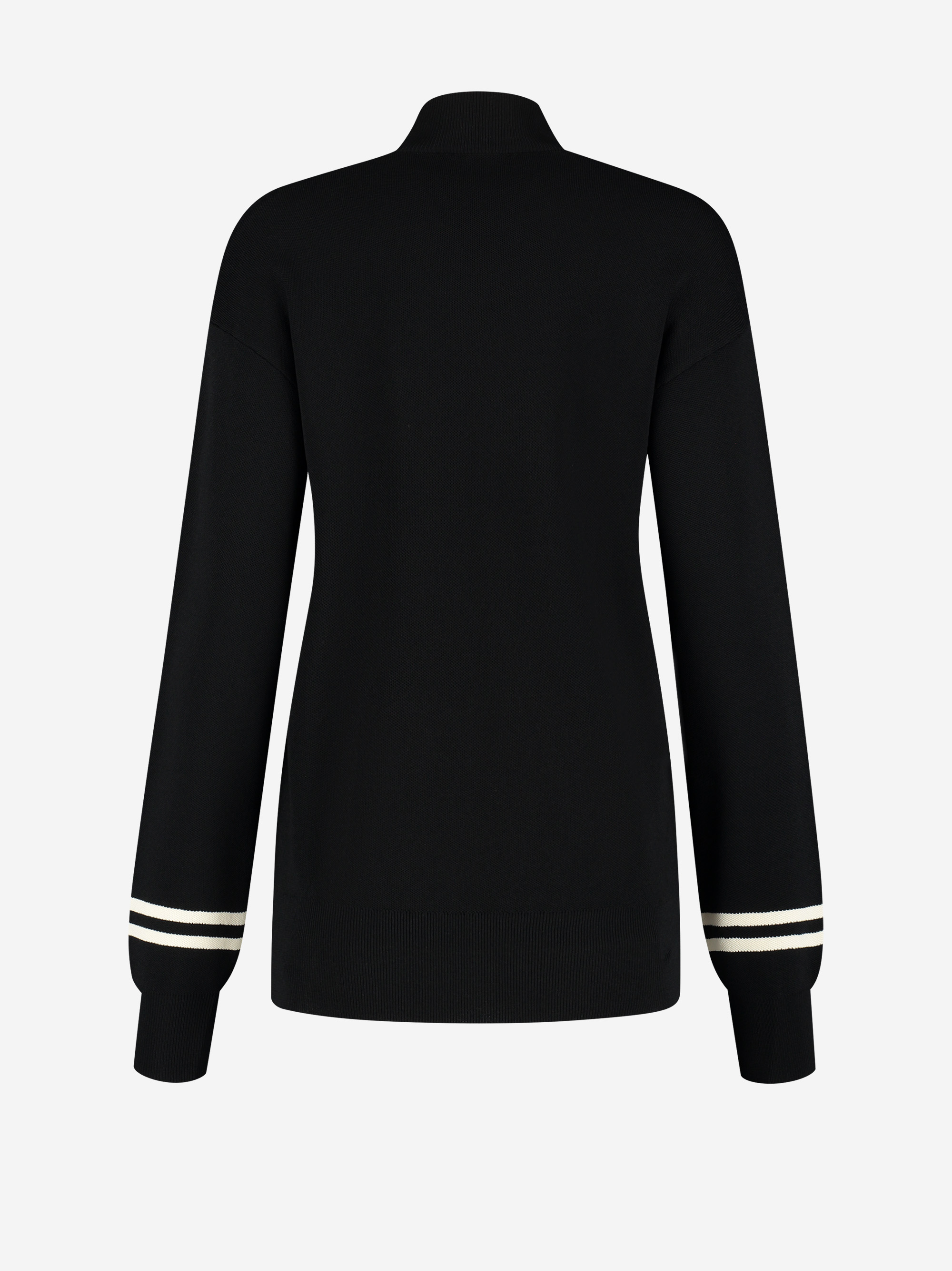Sweater met hoge hals en logo
