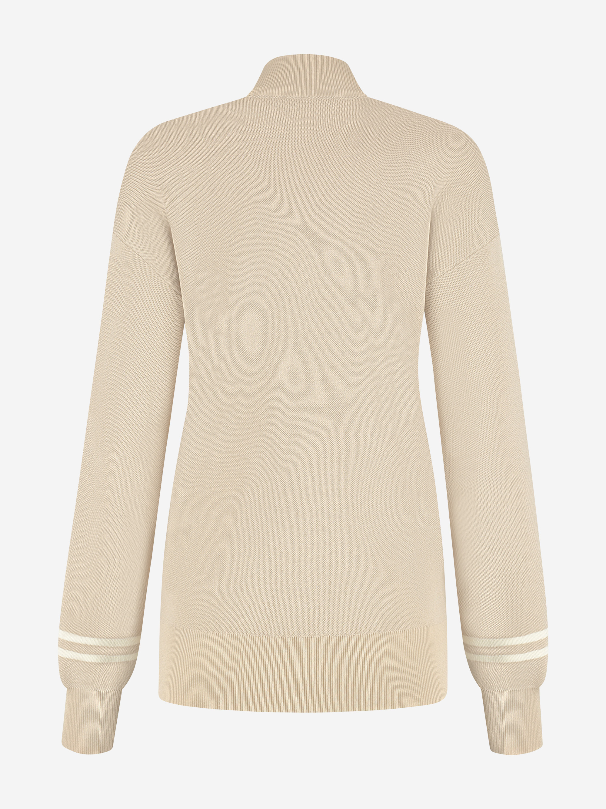 Sweater met hoge hals en logo