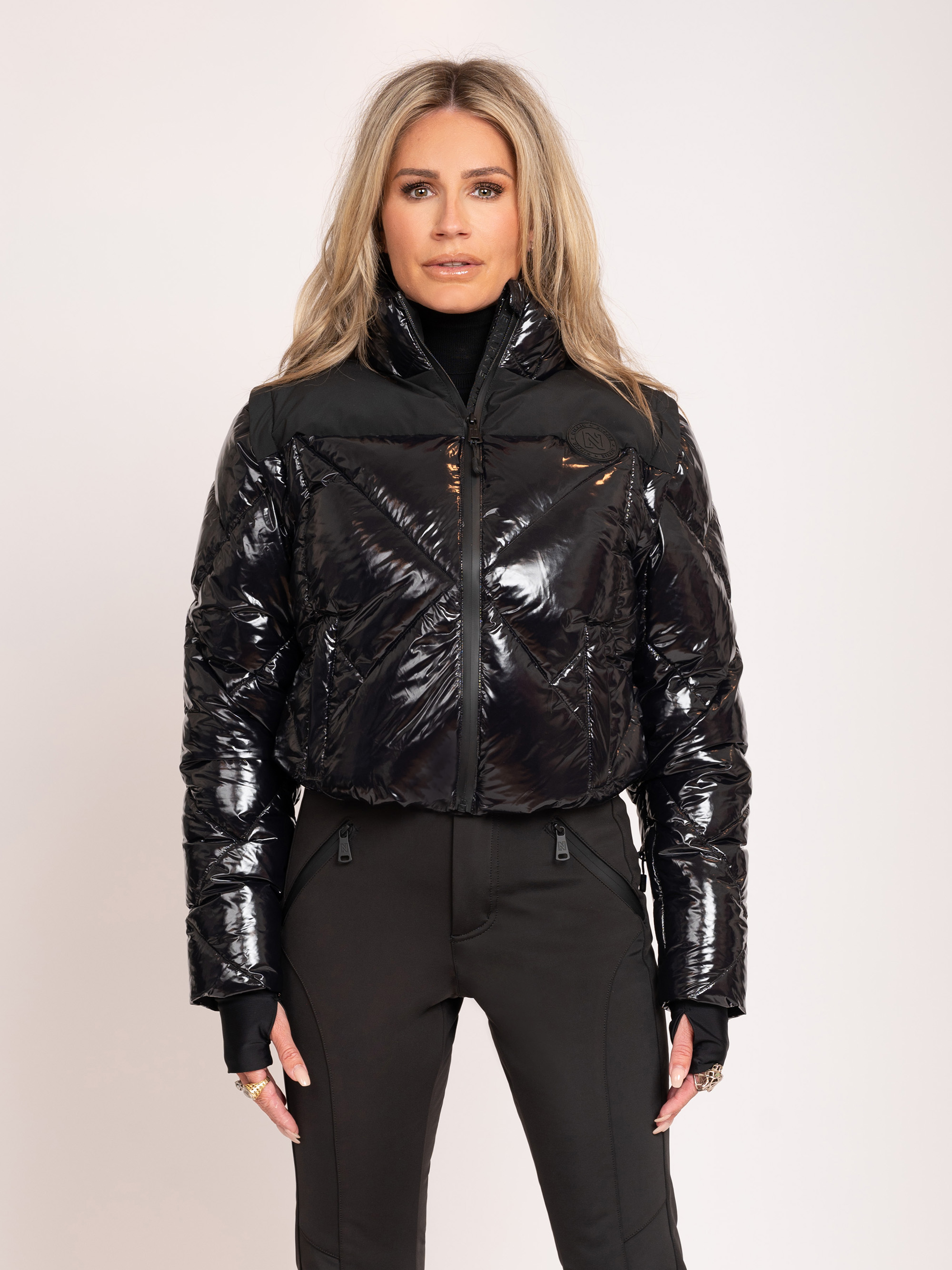 Shiny ski jacket hotsell