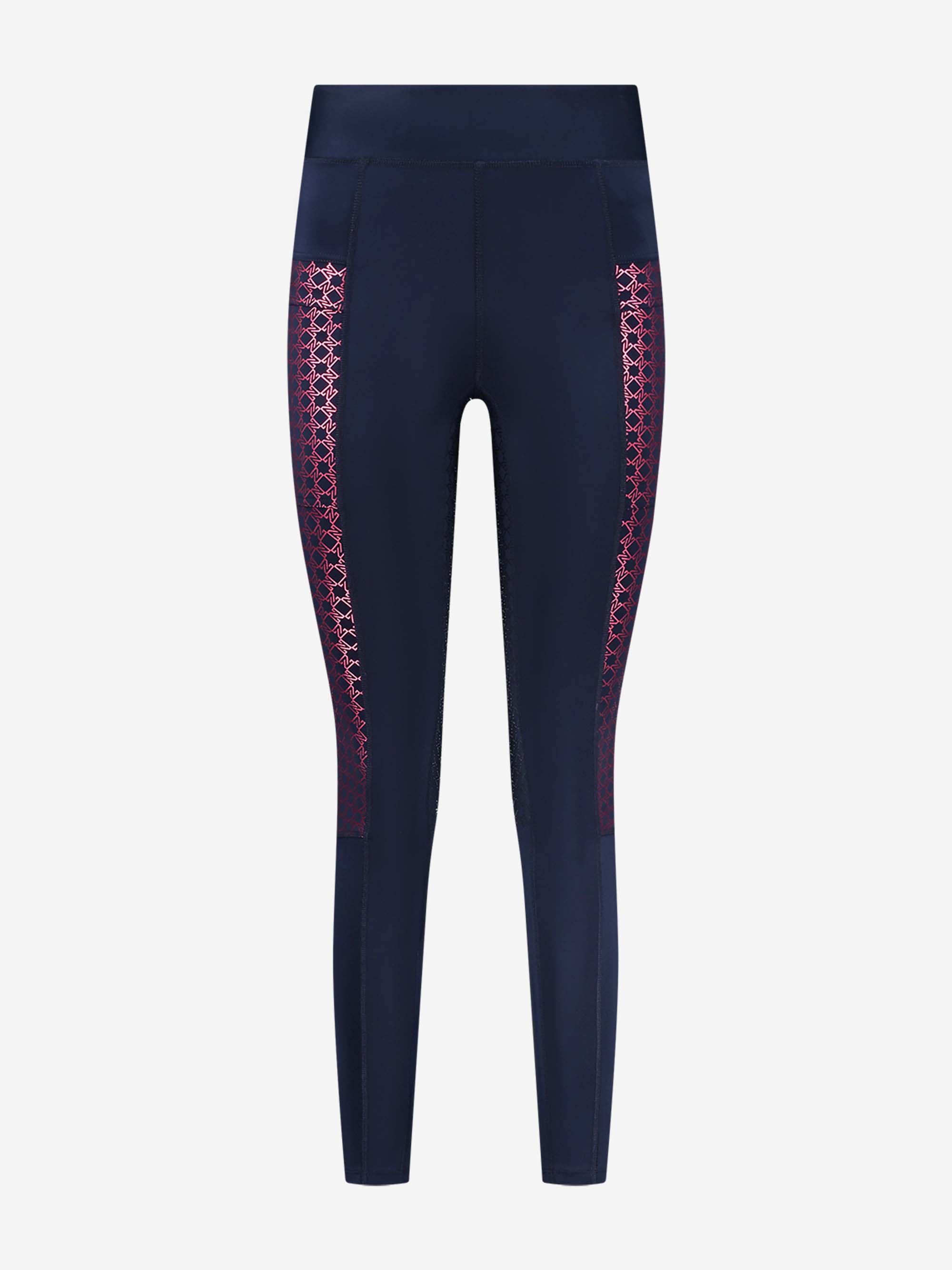 High waist riding legging with silicone N monogram 