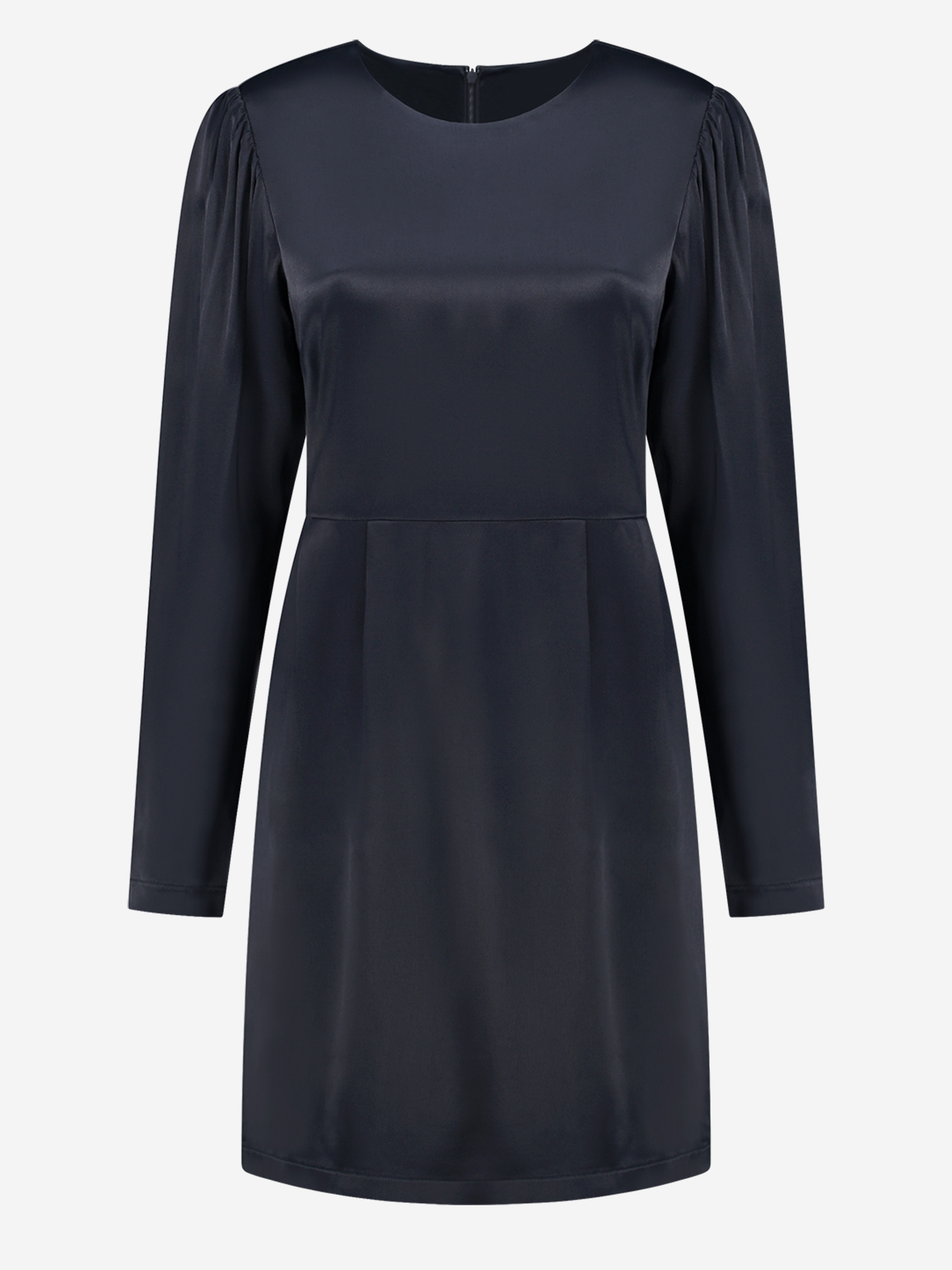 Dress with satin look