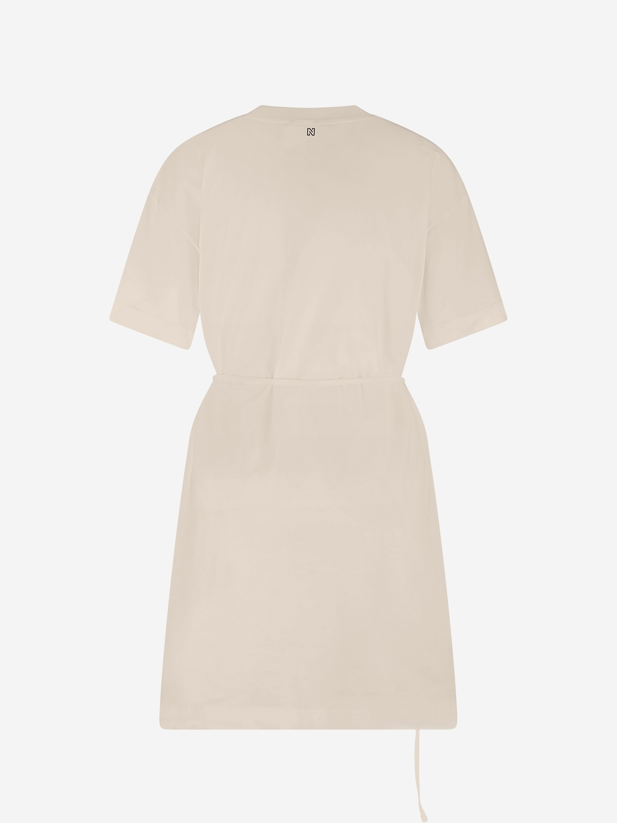 Oversized T-shirt dress with chain detail