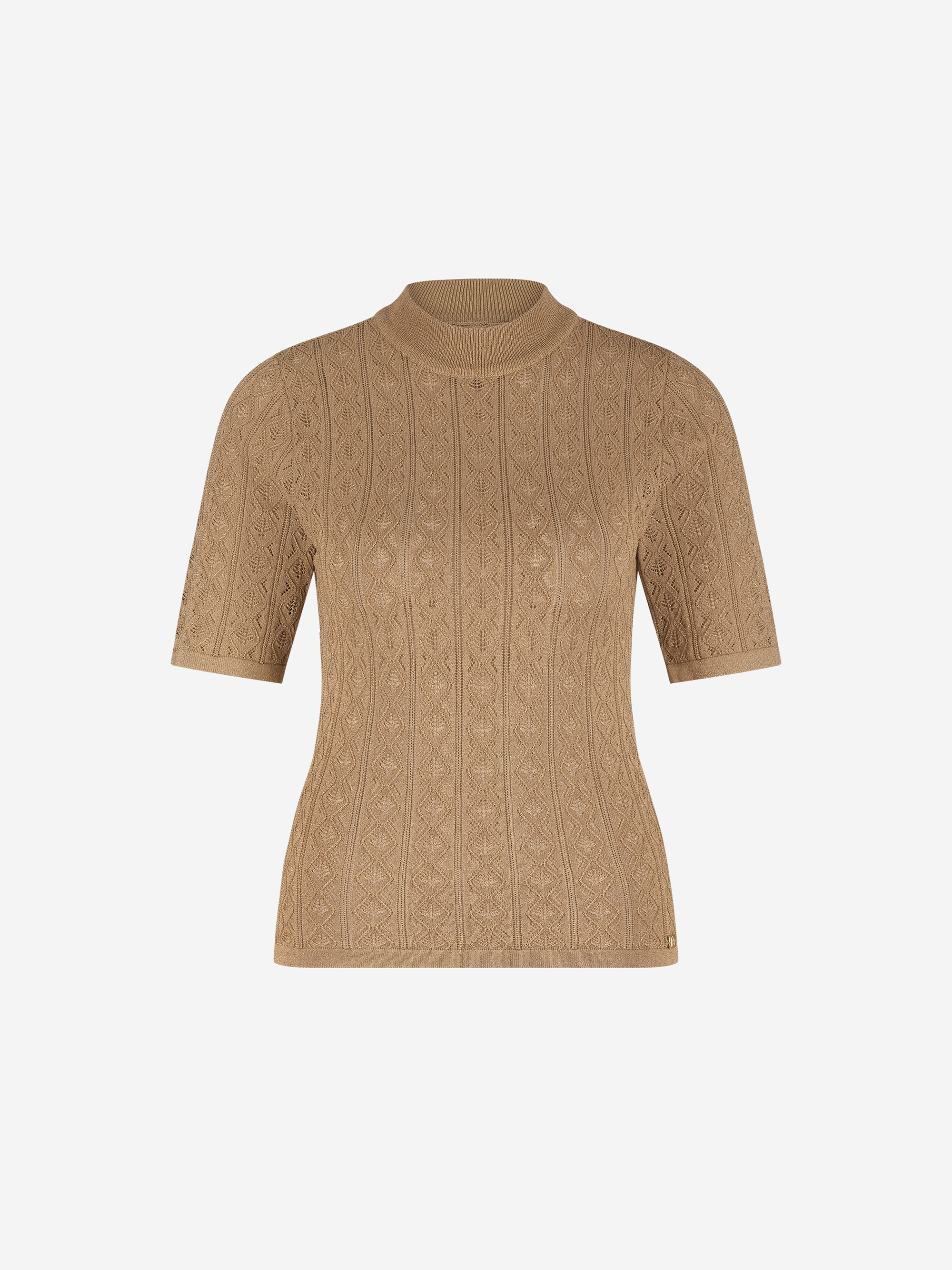 Opengebreide top 