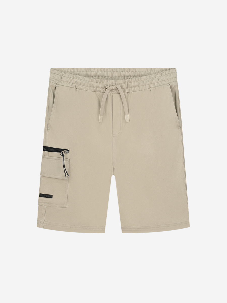 Korte cargo broek met middelhoge taille 