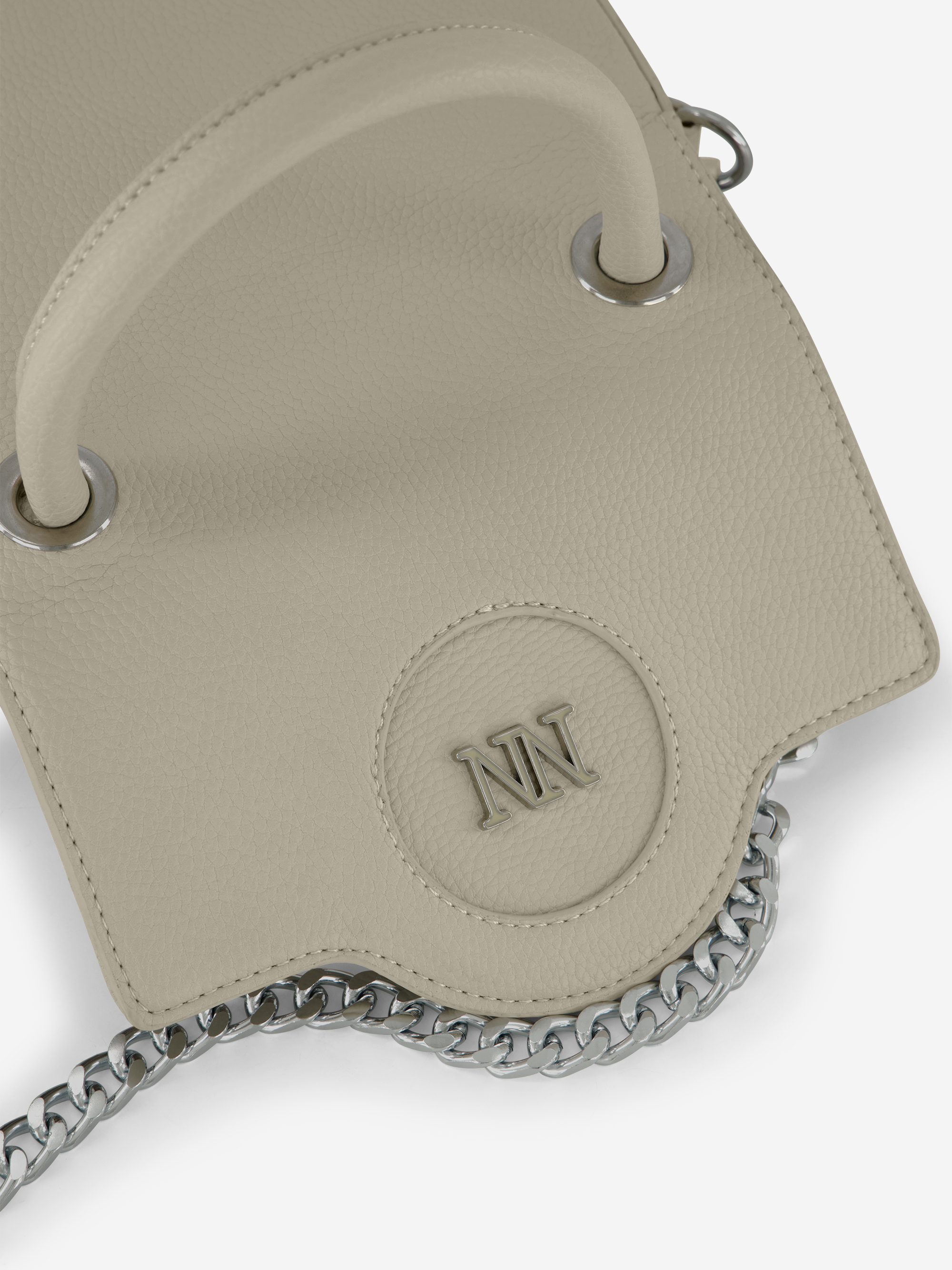 Shoulder bag with N&N logo and chain handle