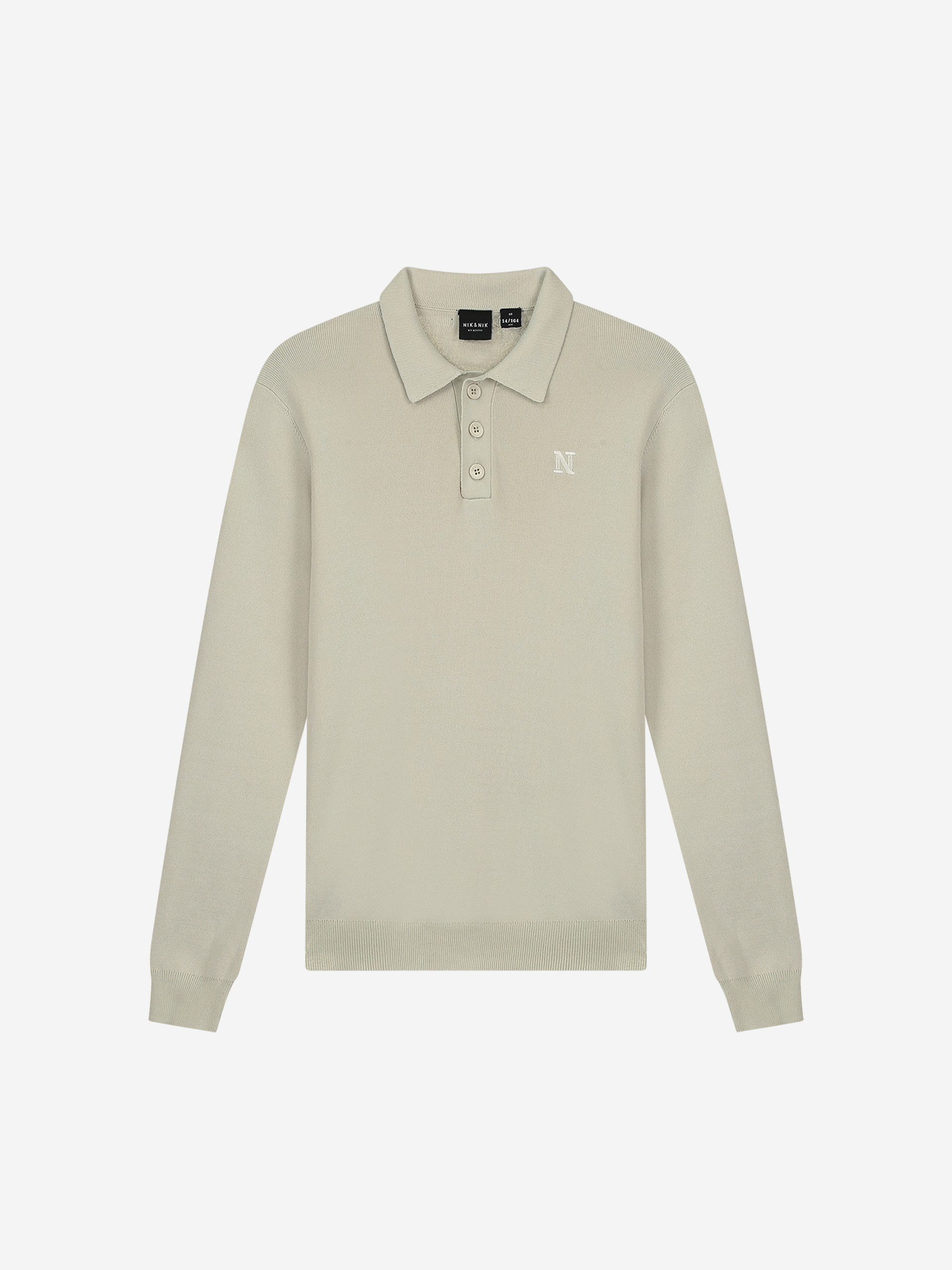 Polo with long sleeves