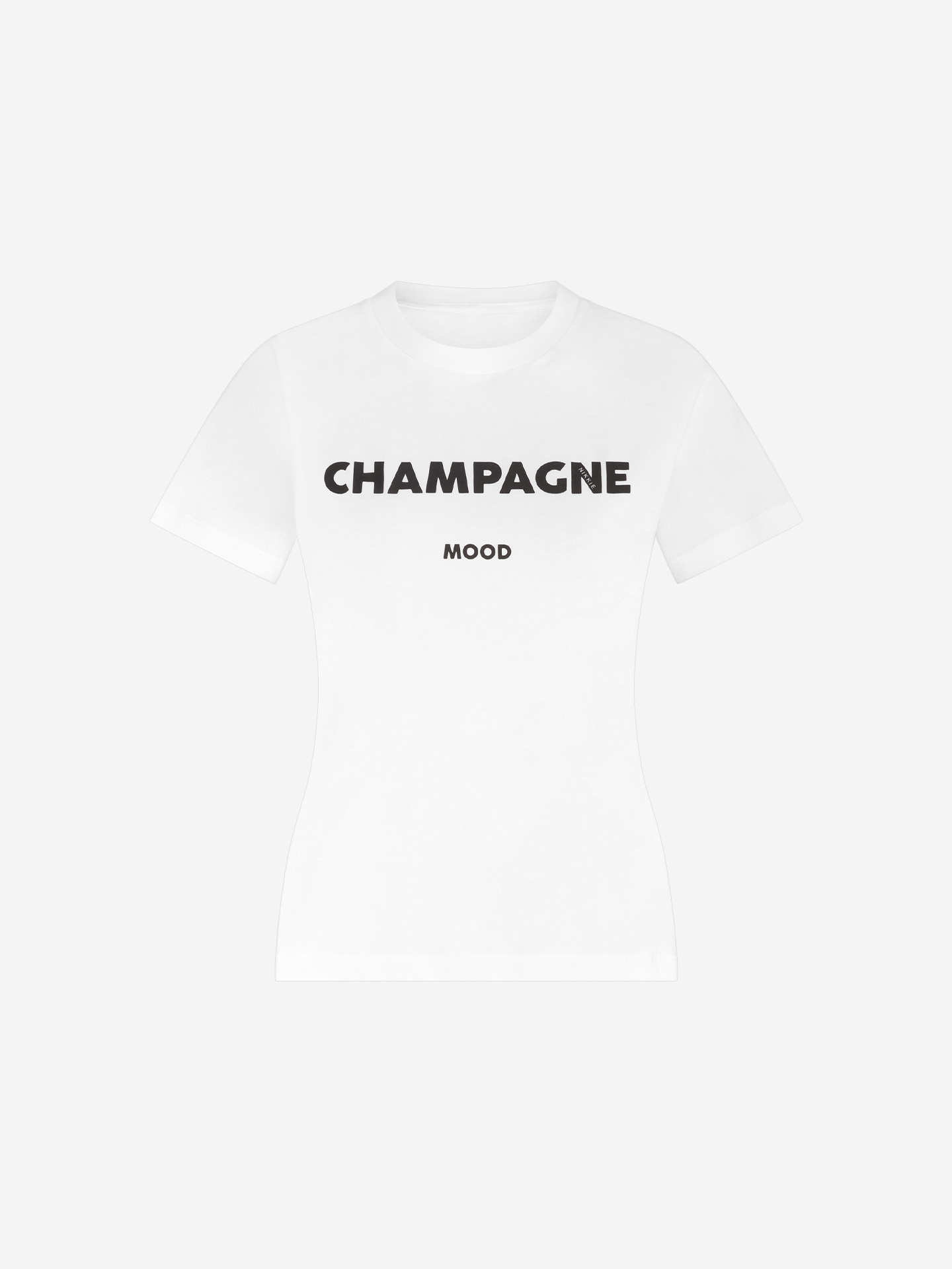 Basic T-shirt with text print