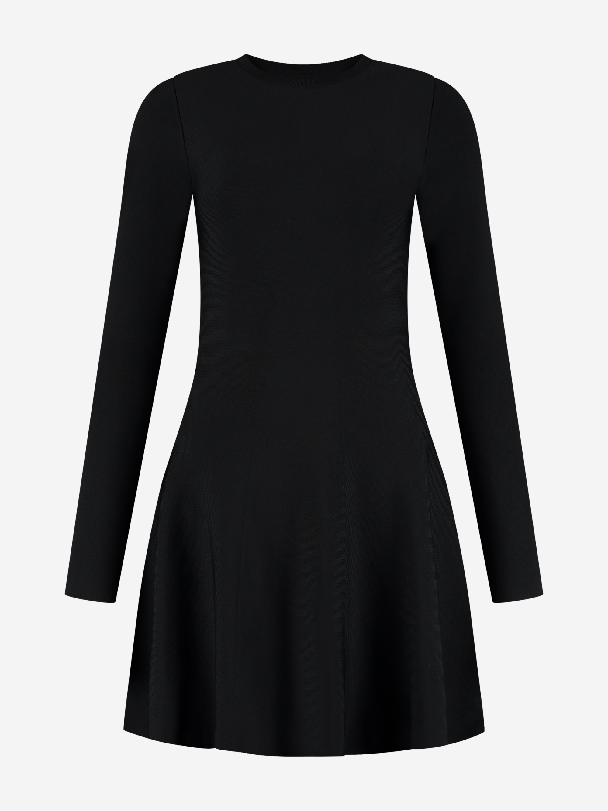 A-line dress with long sleeves