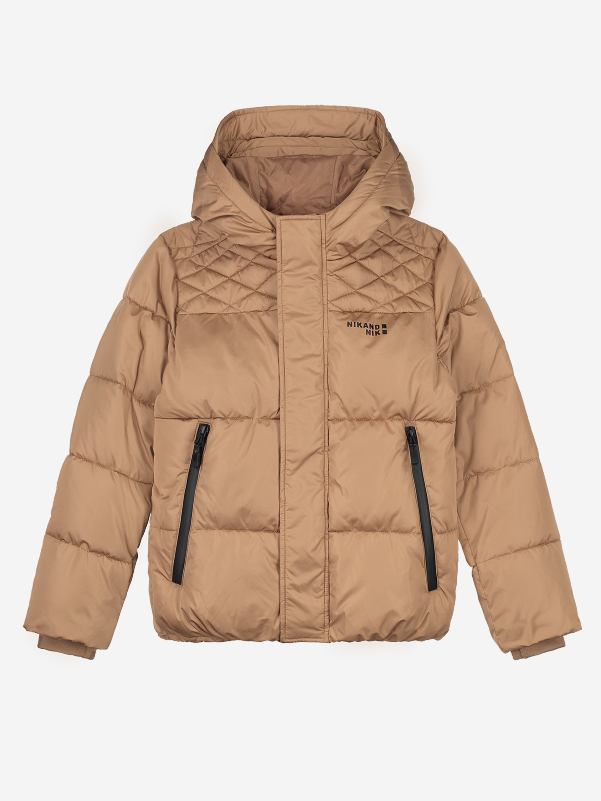 NKNDNK short puffer coat with hood 