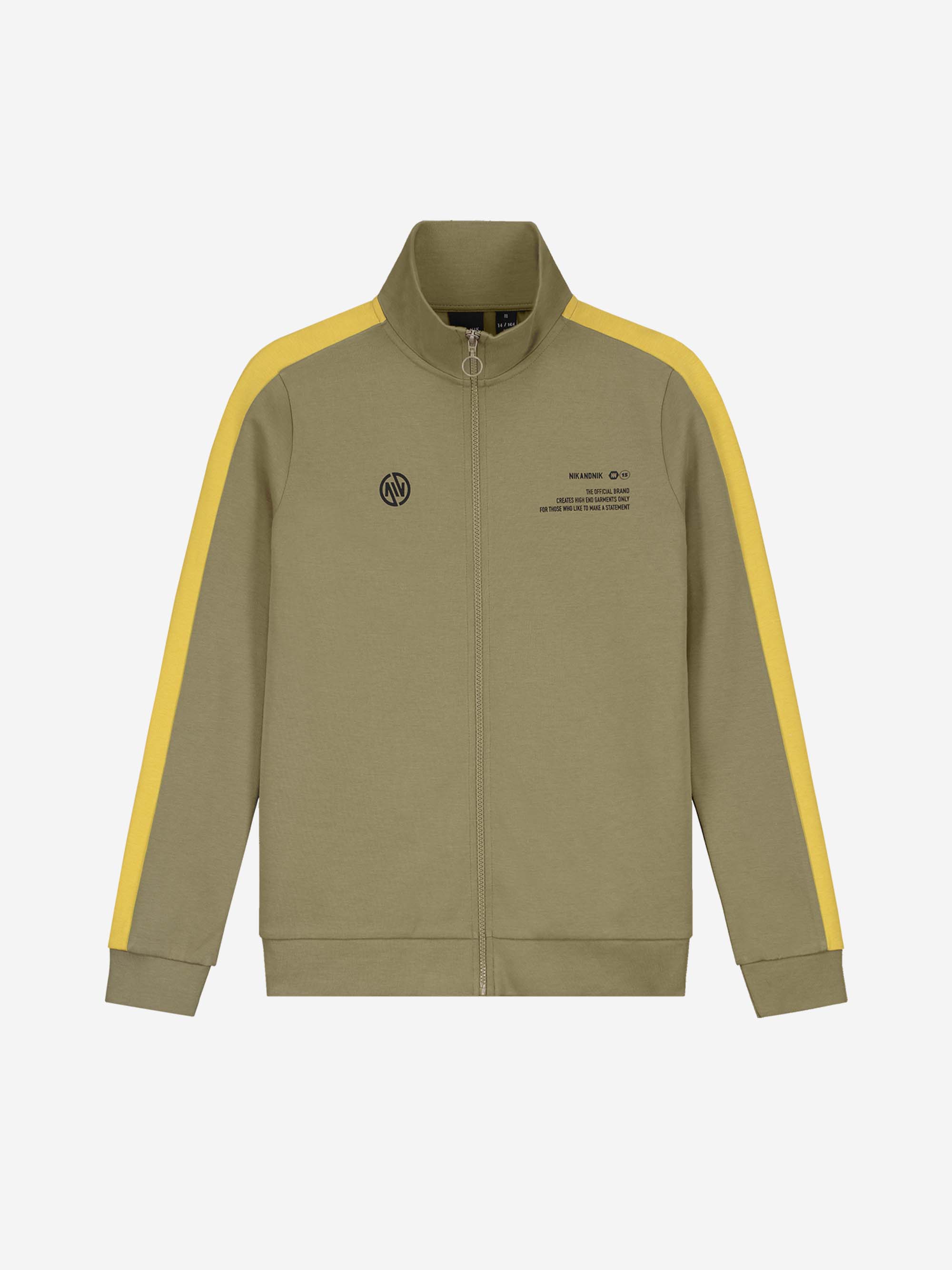 Fitted jacket with zipper pockets 