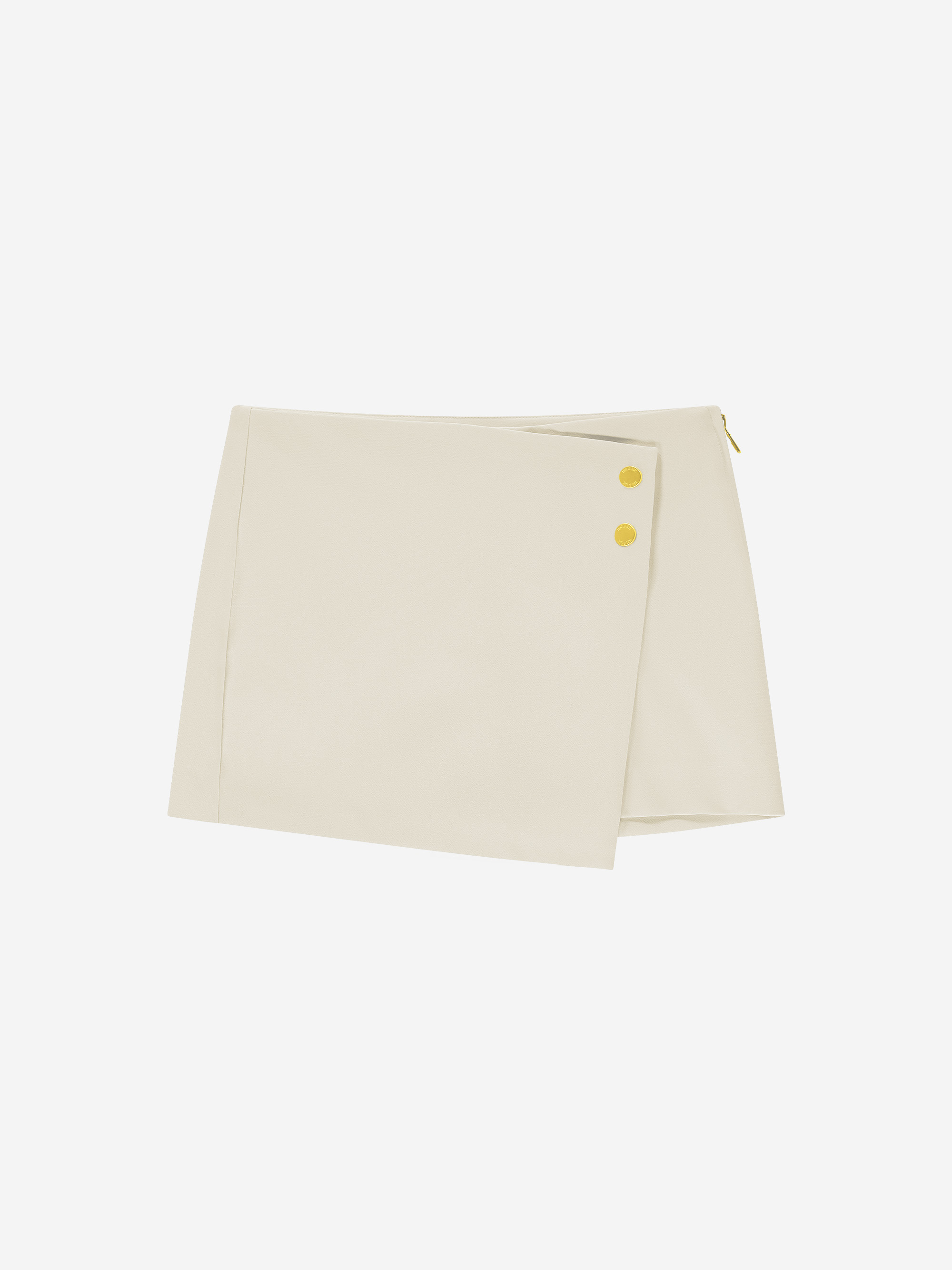 Skort met asymmetrische overlap