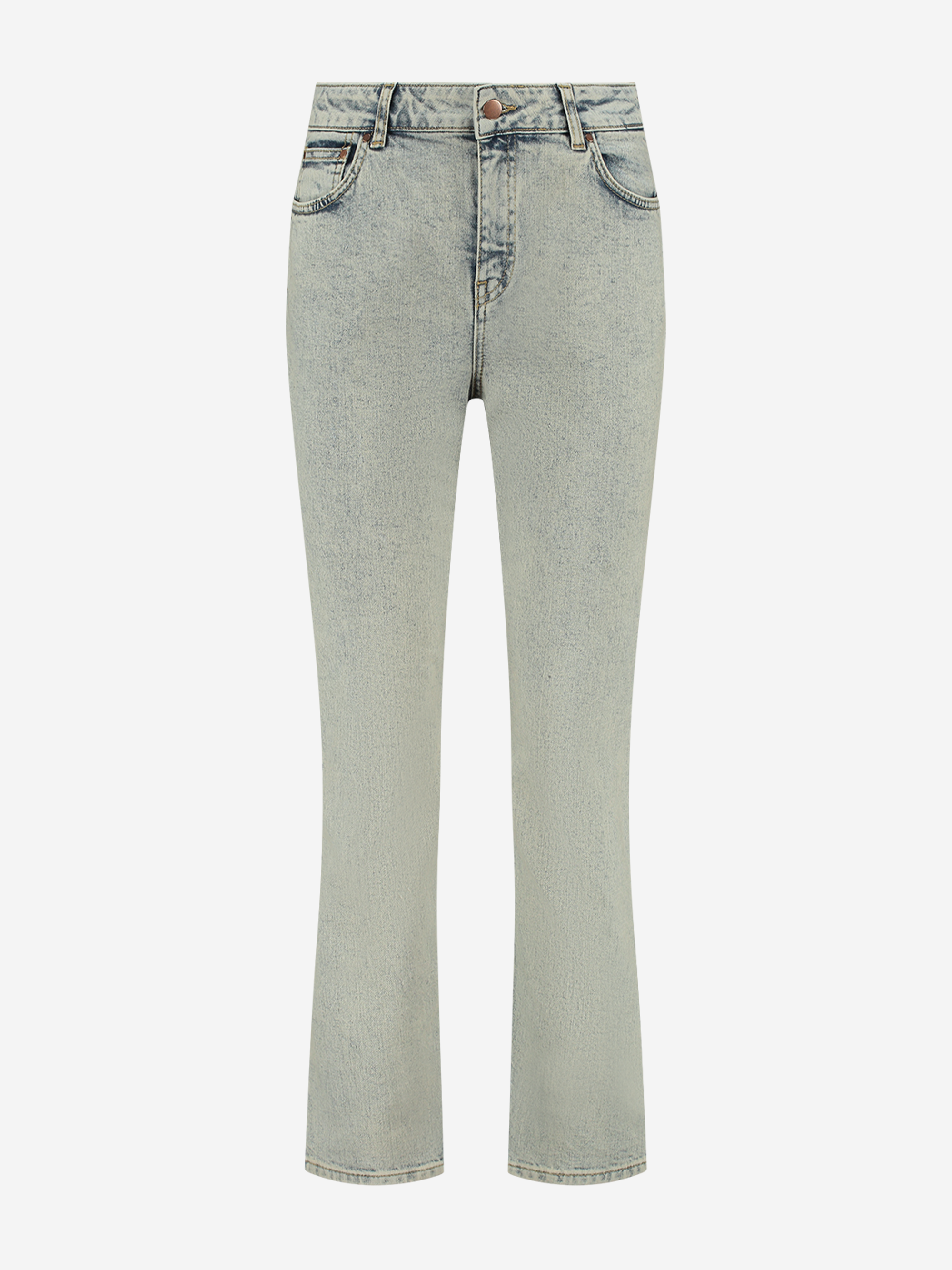 Loose fit jeans with low rise 