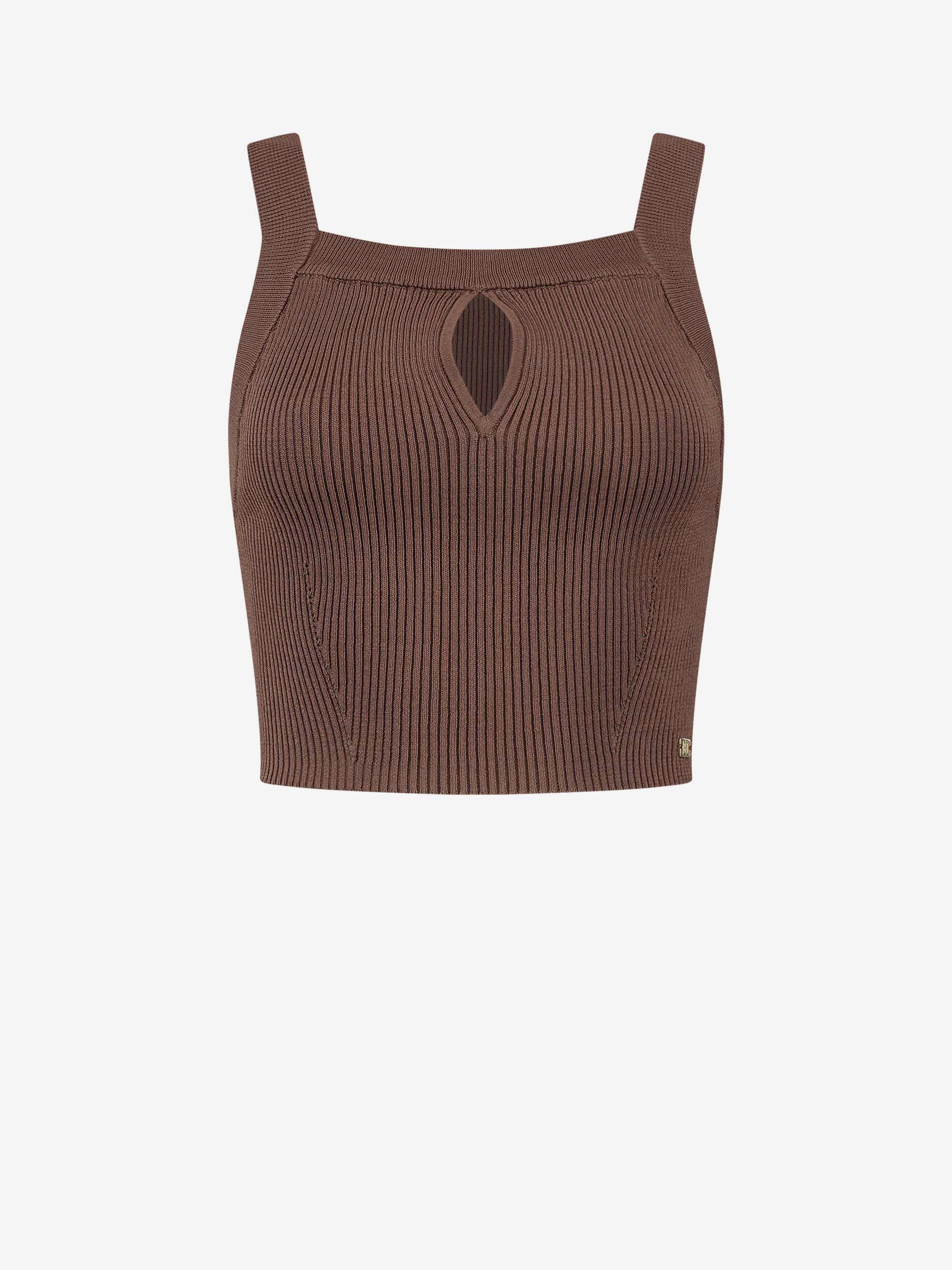 Crop top with cut out 