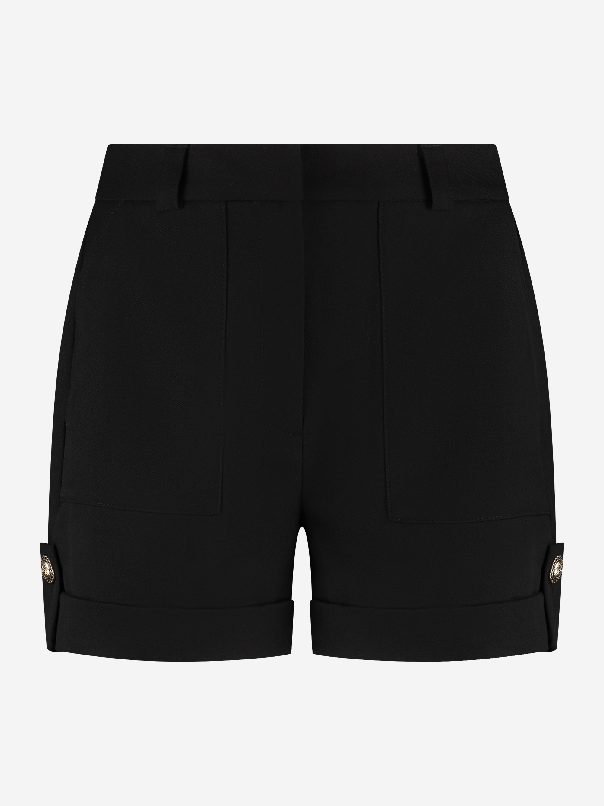 Shorts with button detail