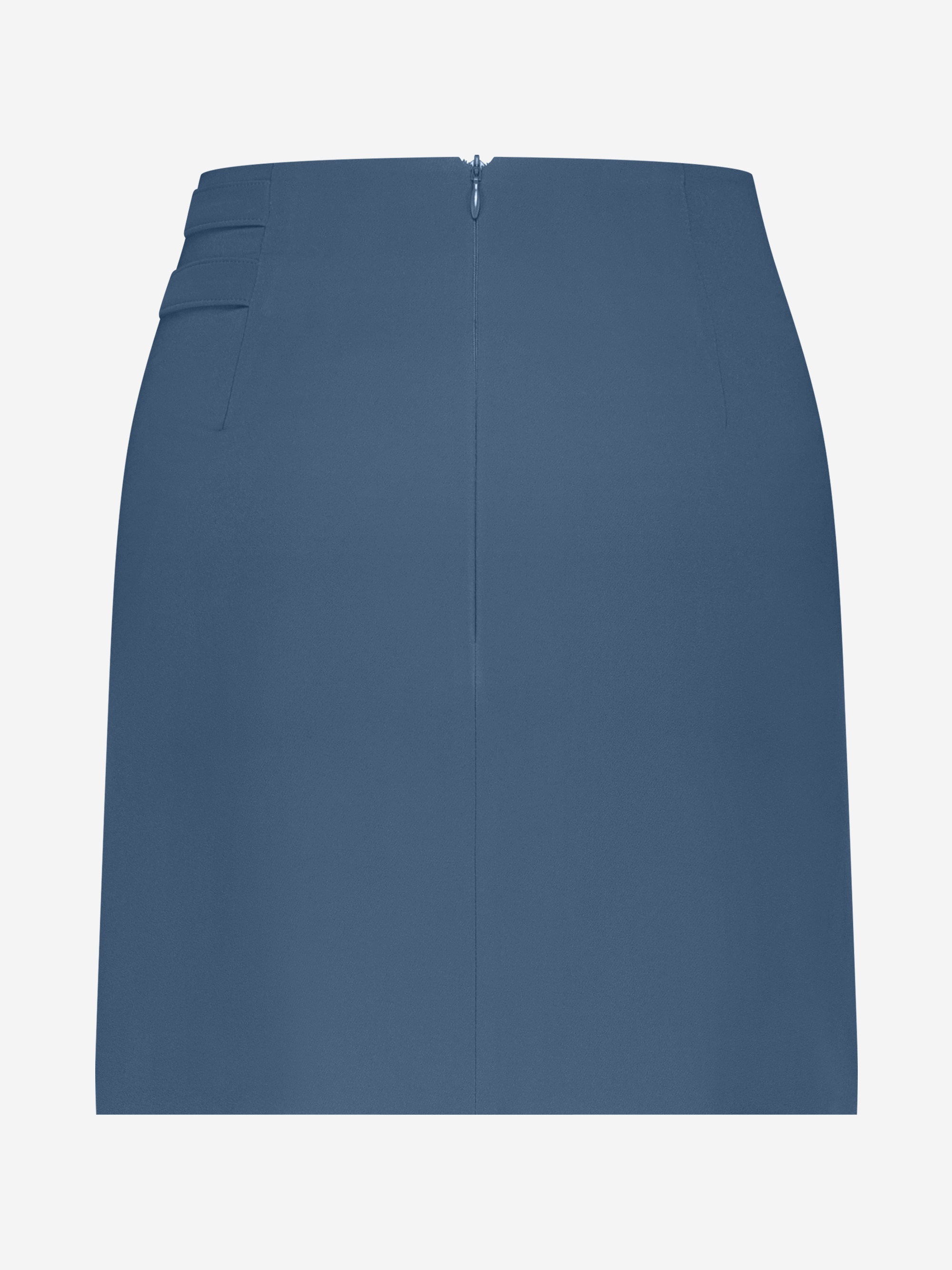 Short A-line skirt with wrap over and logo detail