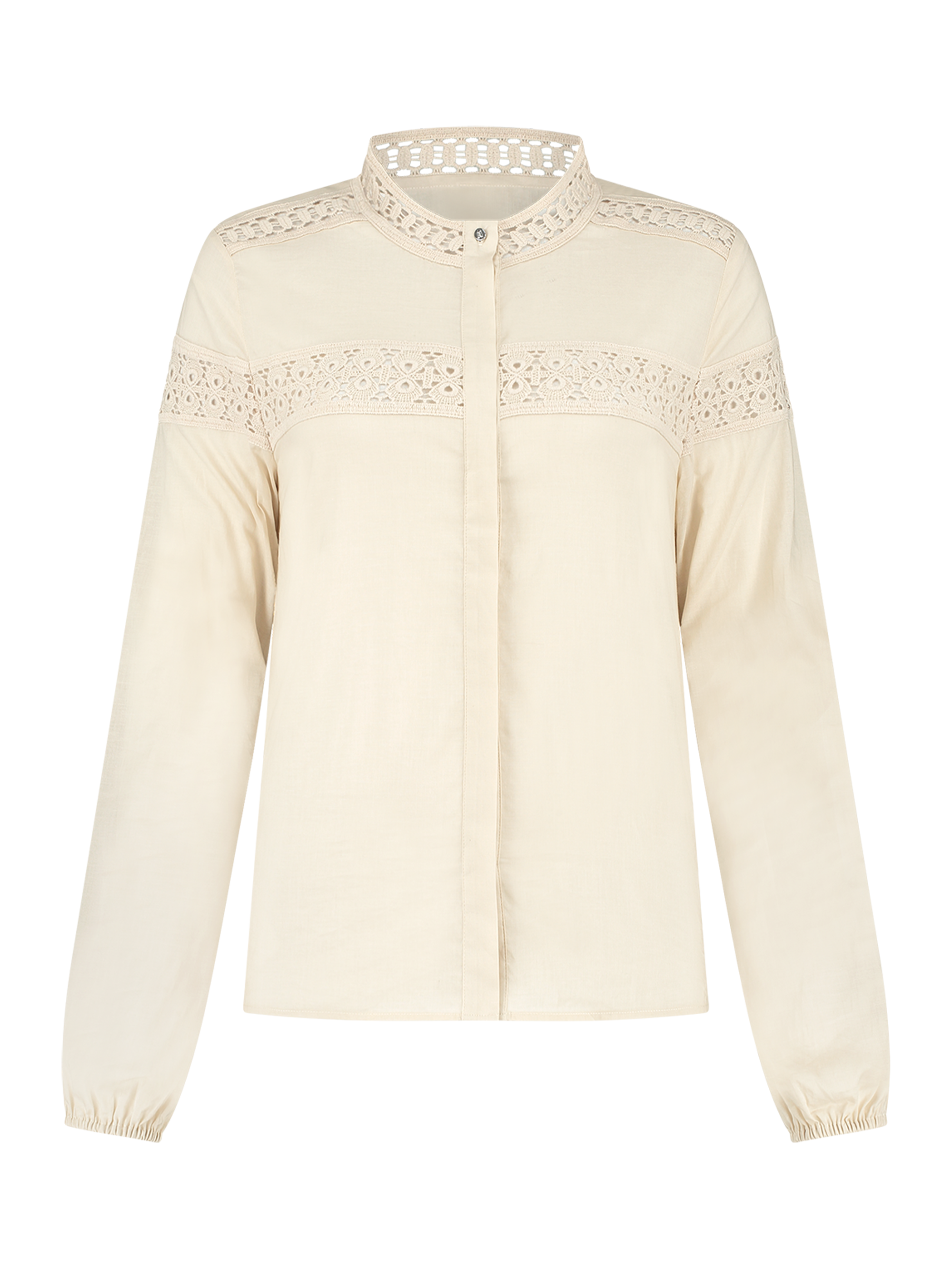LOOSE FIT BLOUSE WITH LACE