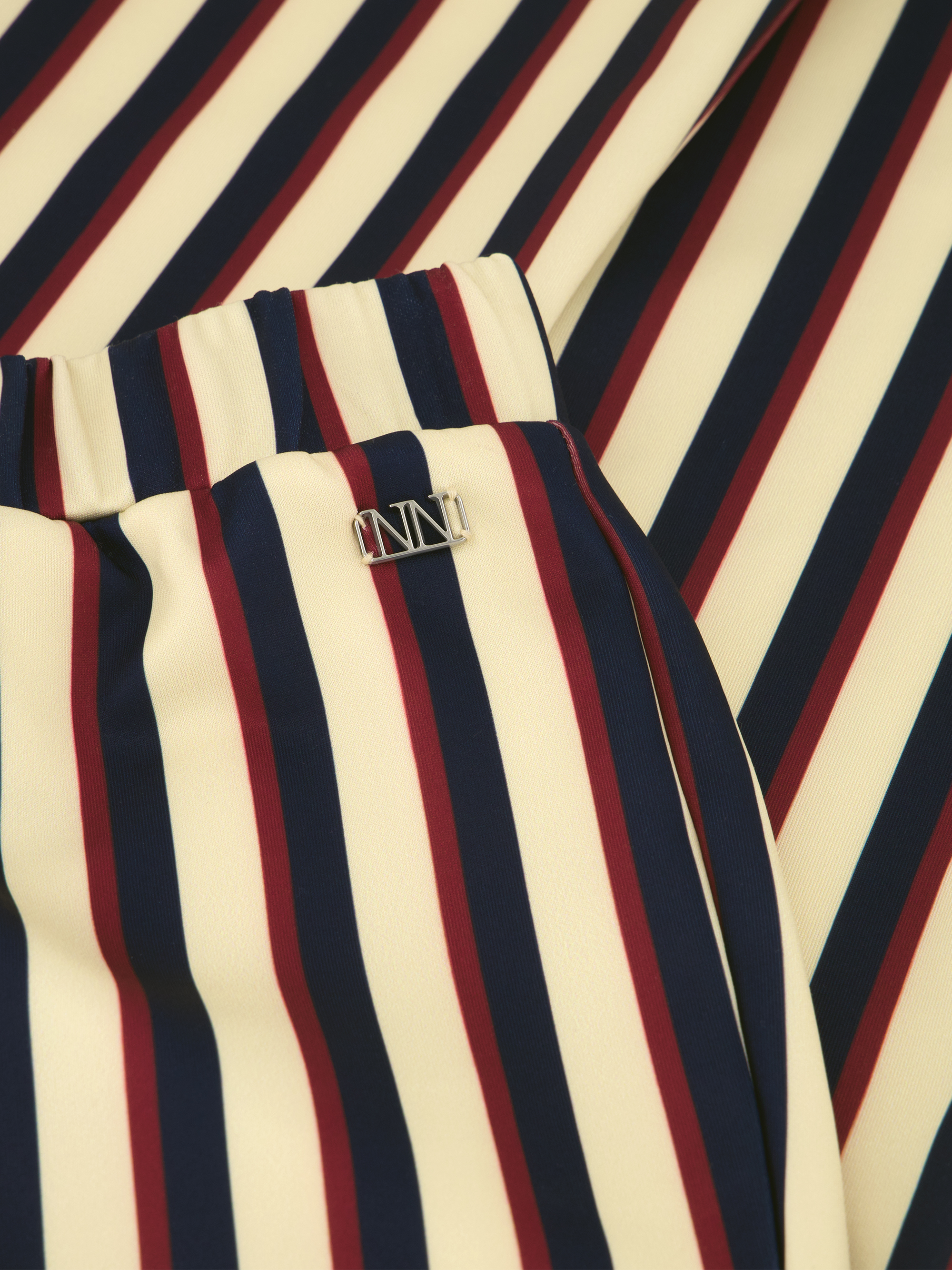 Striped Flared Pants