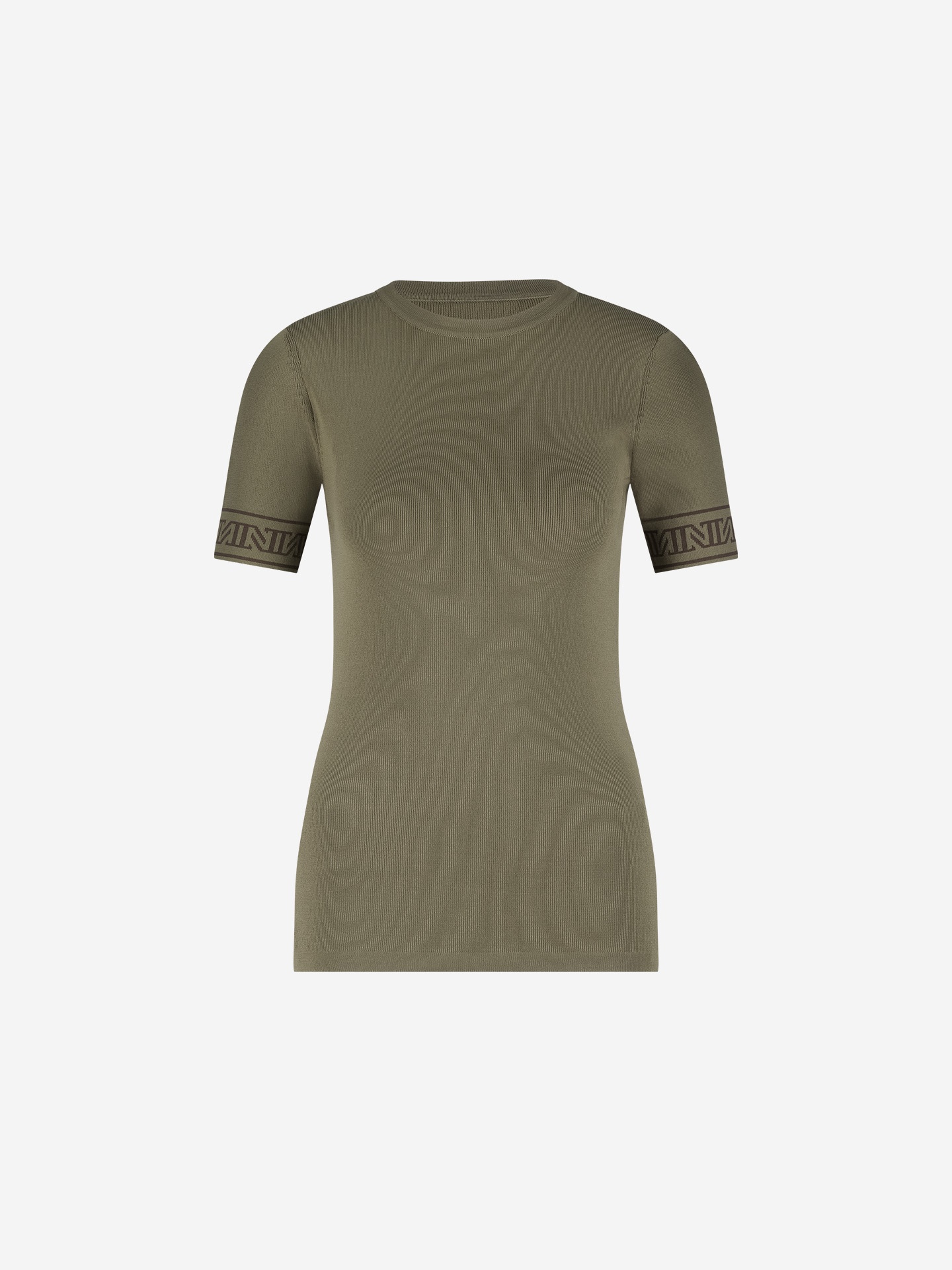Ribbed top with logo detail