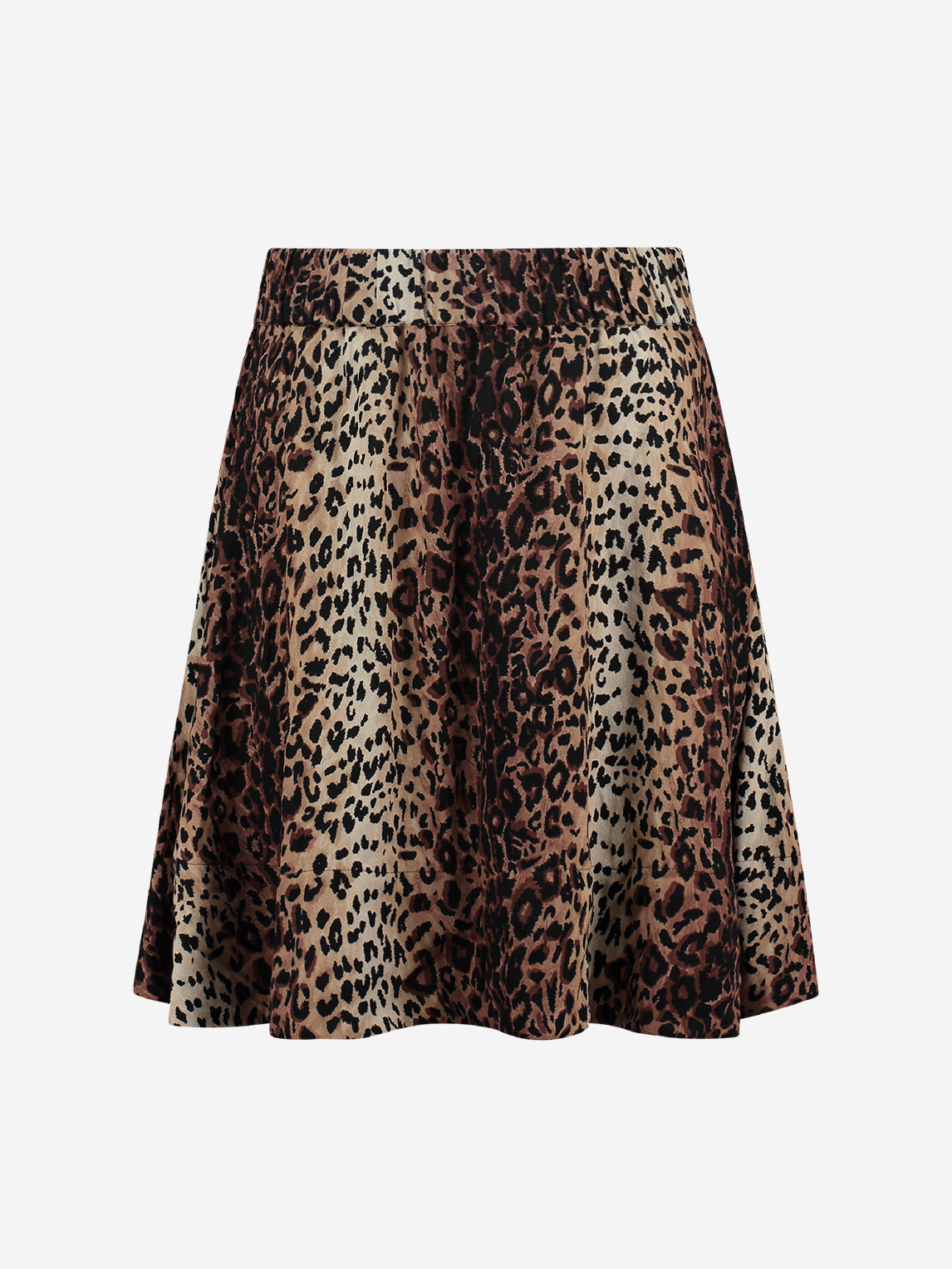 A-lijn rok met luipaard print