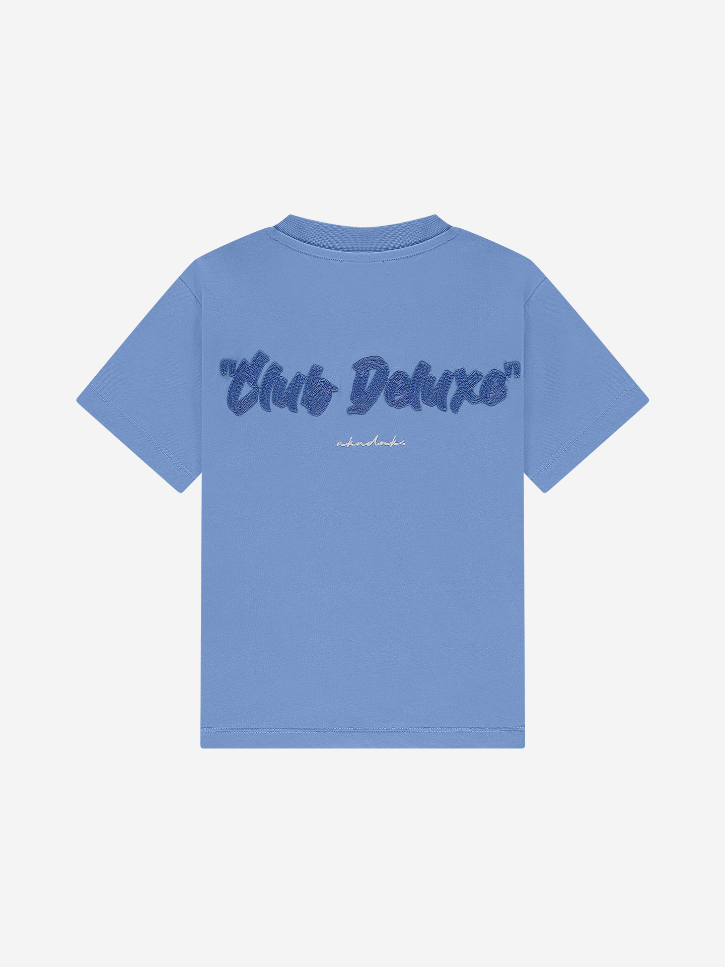 T-shirt met geborduurde tekst