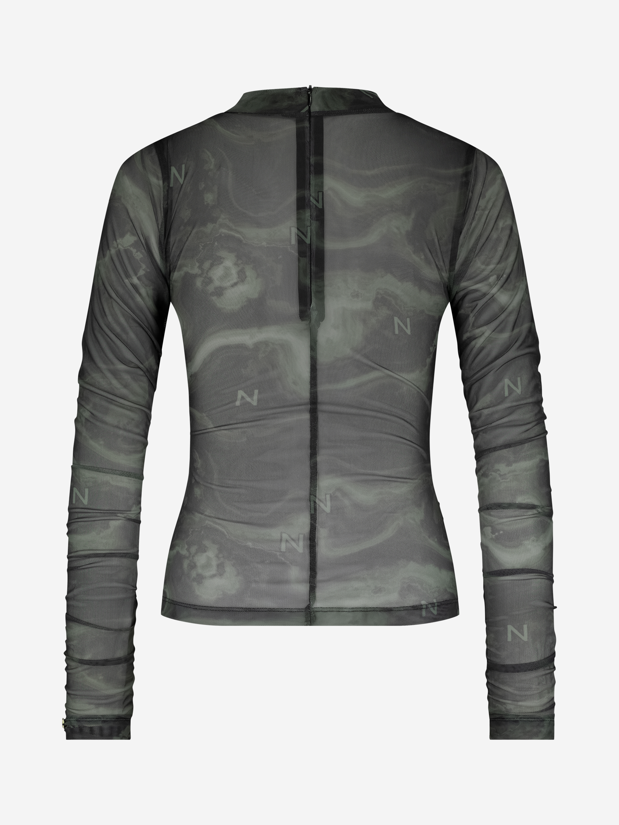 Marble Mesh Top