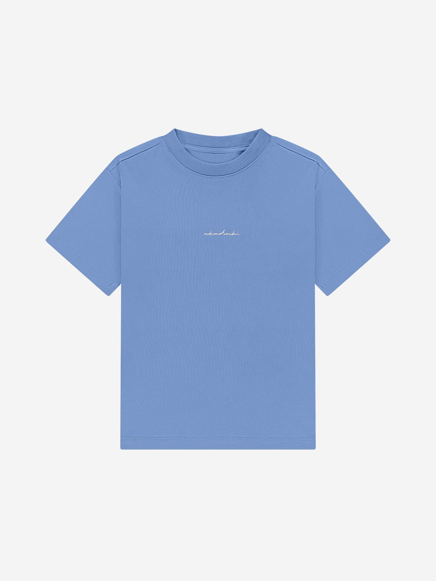 T-shirt met geborduurde tekst
