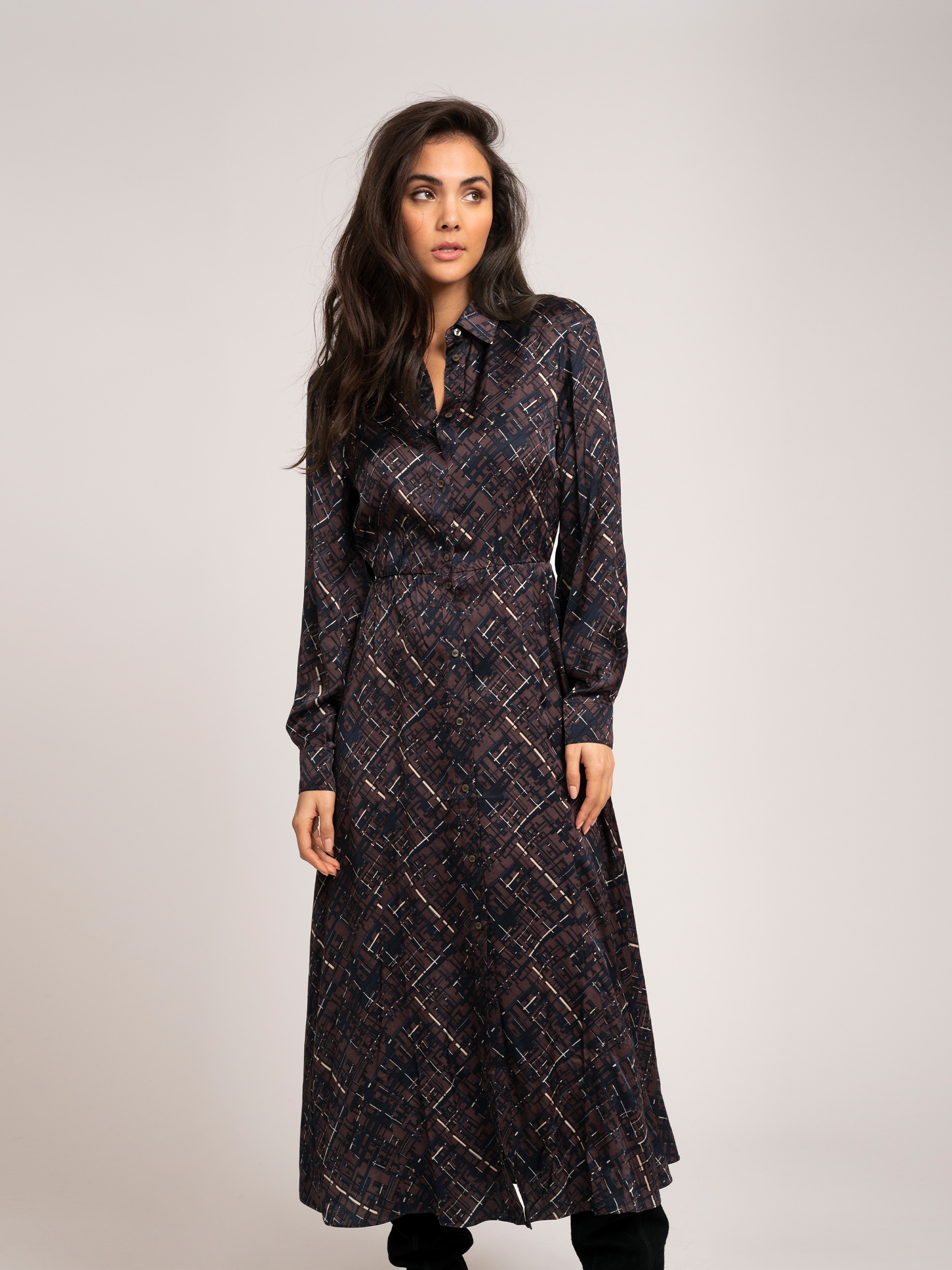 Maxi Dress with all-over print