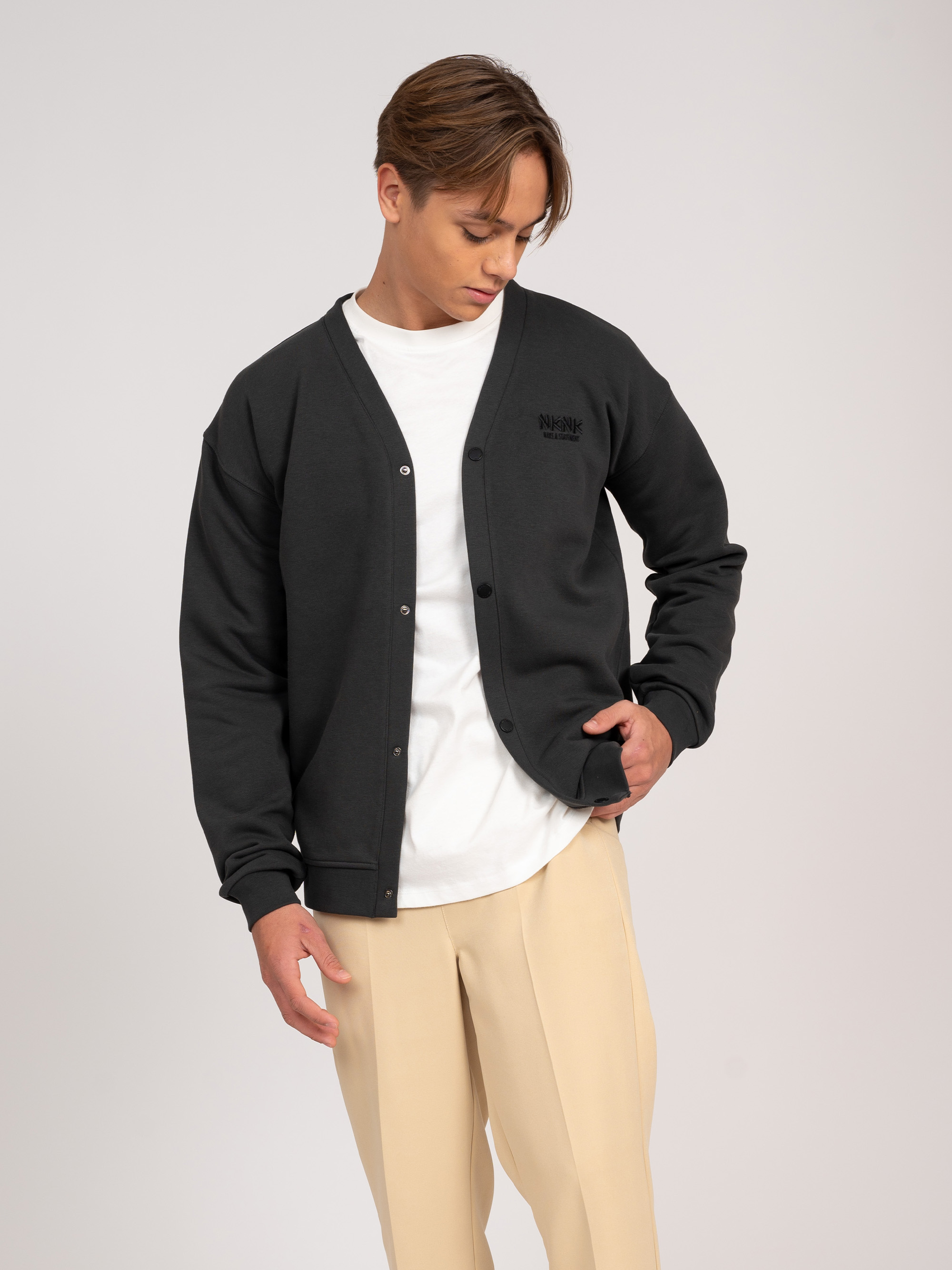 Statement Sweat Cardigan