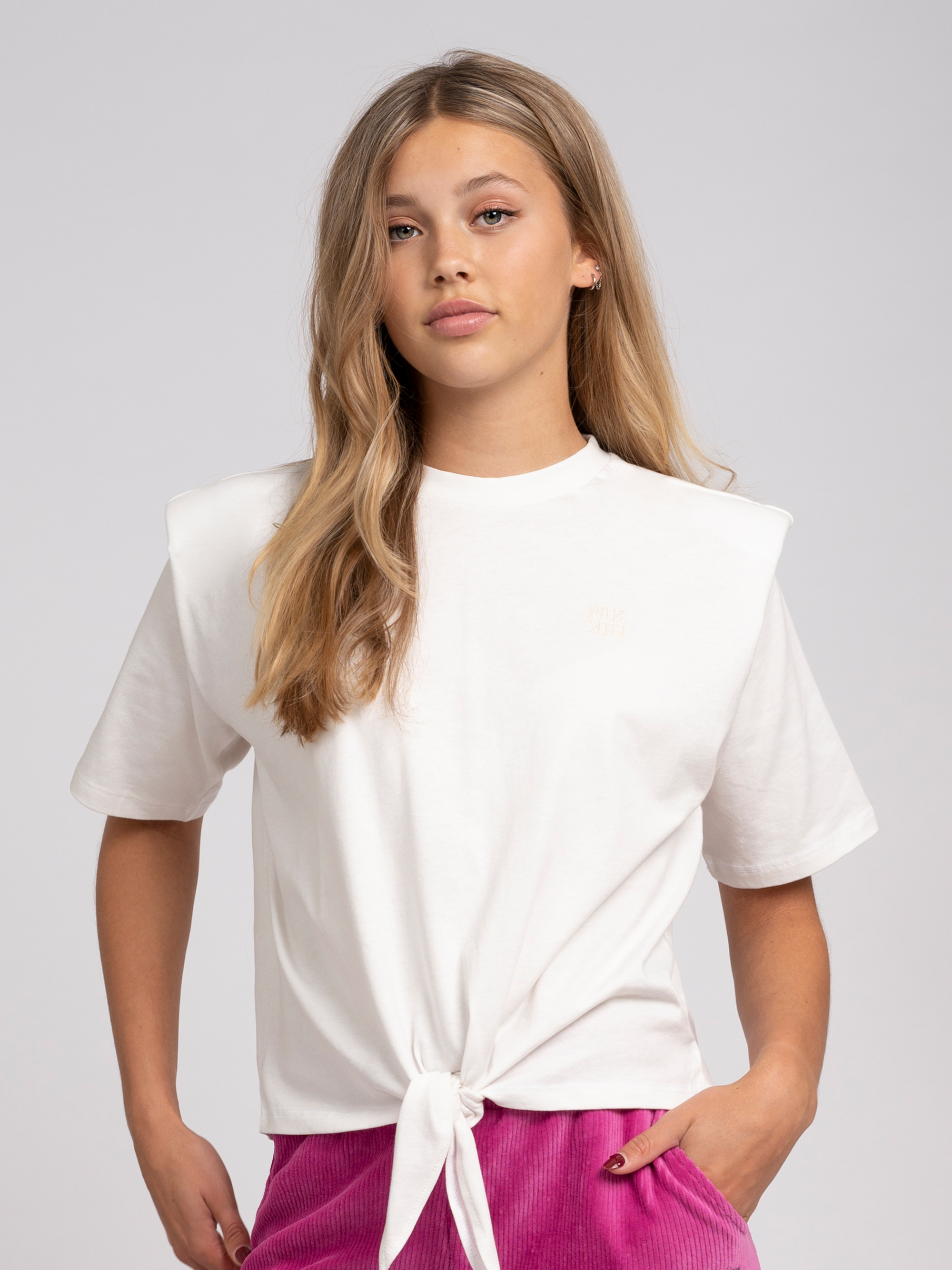 Padded Shoulder T-Shirt