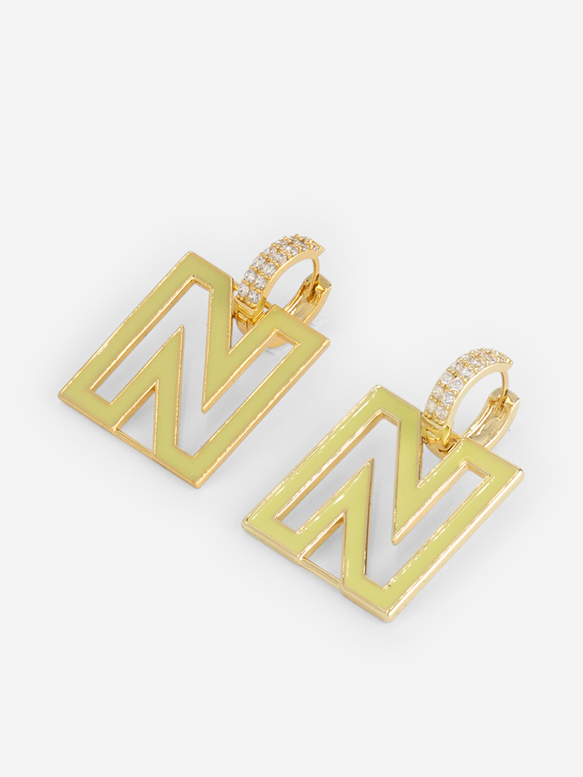 Candy Strass Logo Earrings