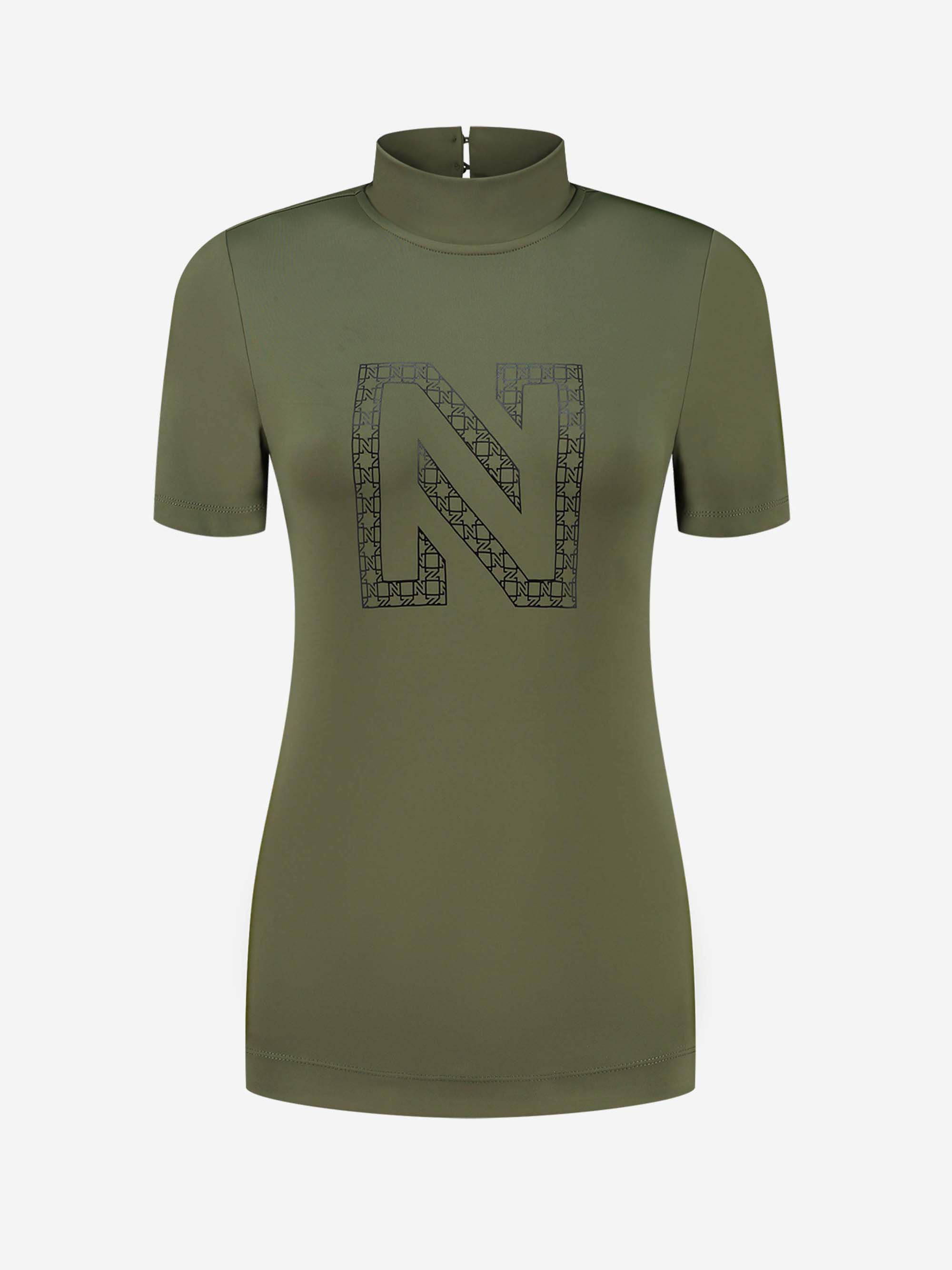 Logo Trainingsshirt with high neck 