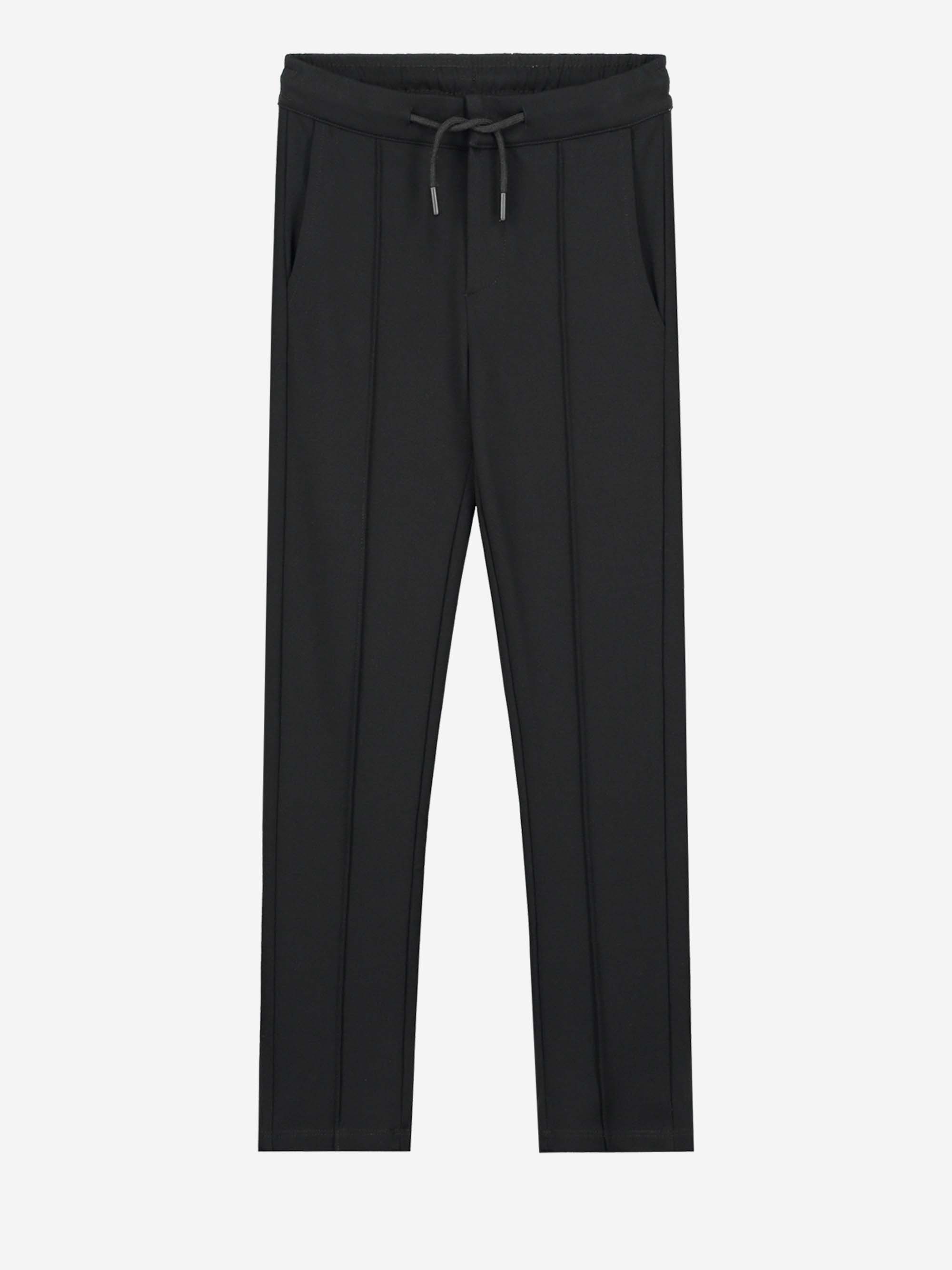 Mid rise trousers with cord 