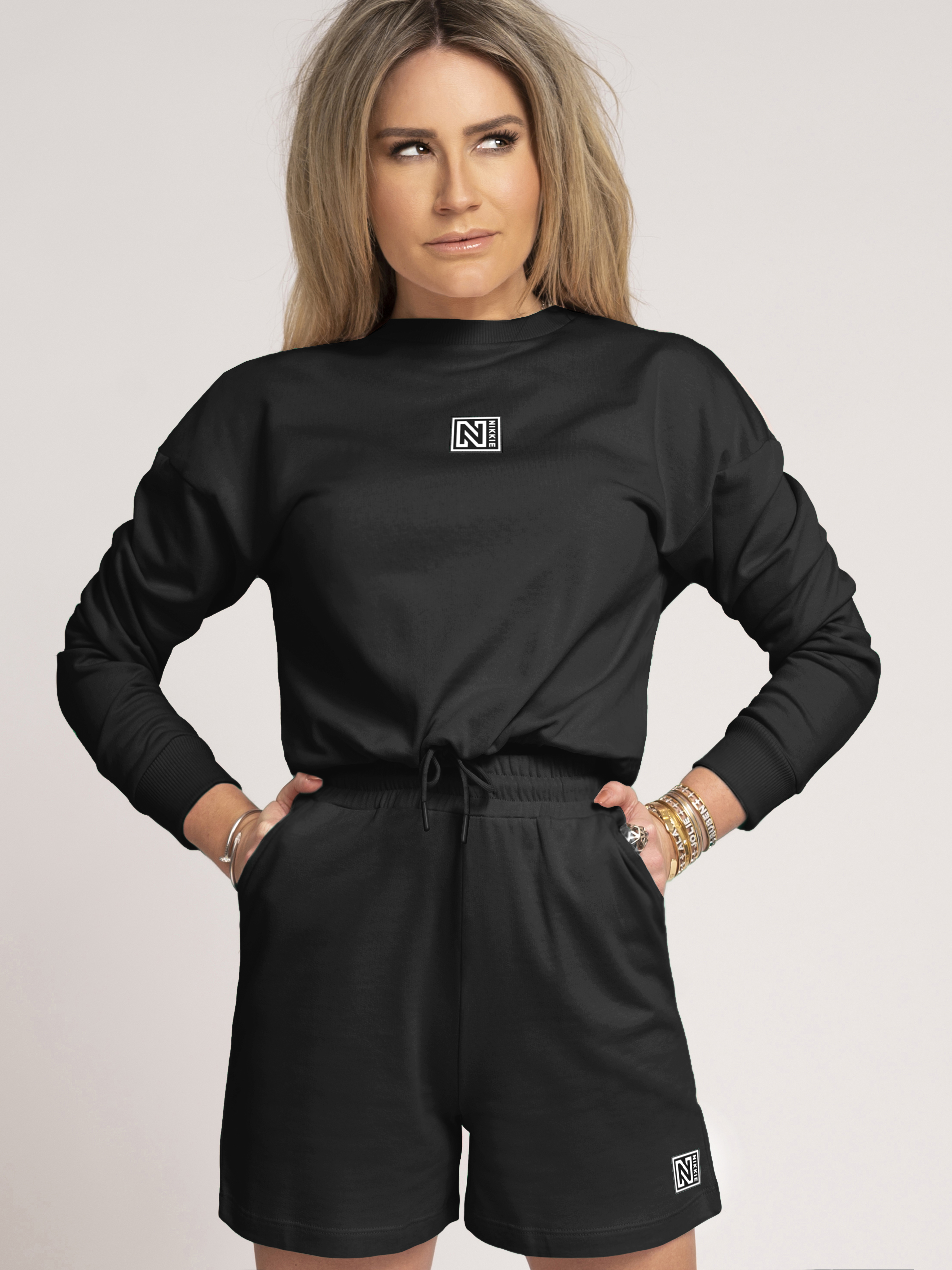 NIKKIE Drawstring Sweater