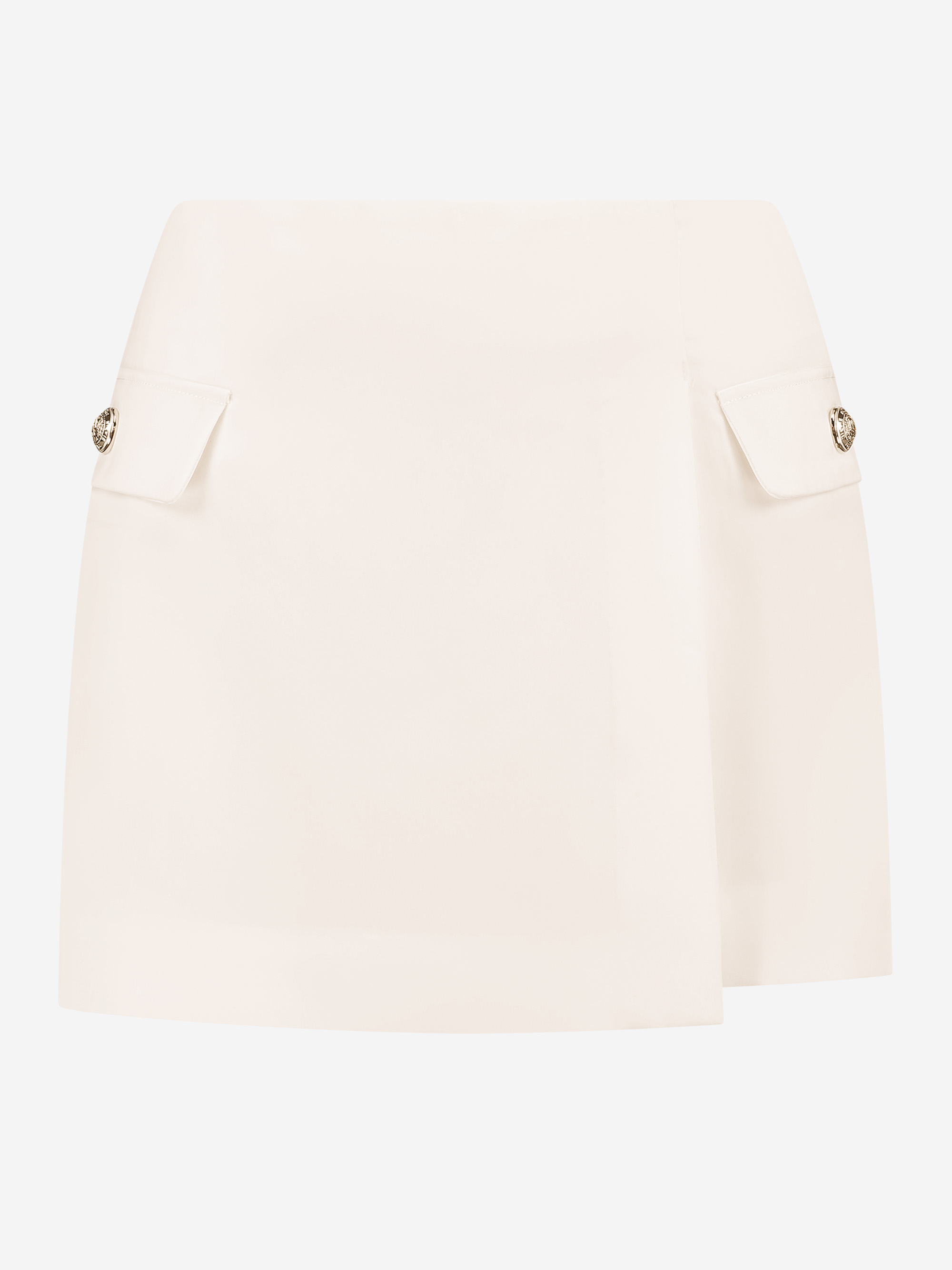 Satin look skort