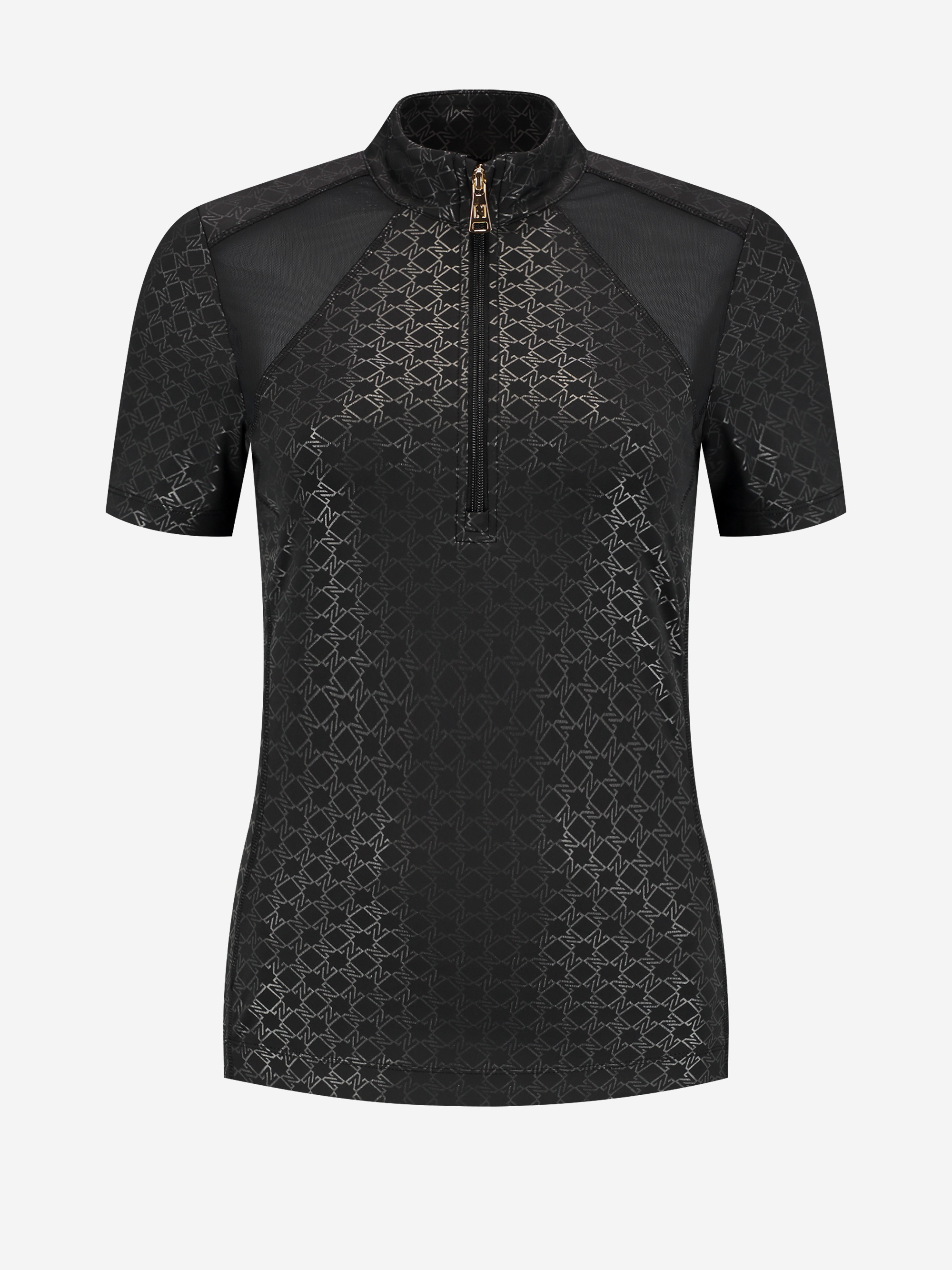 Mesh Top Short Sleeve