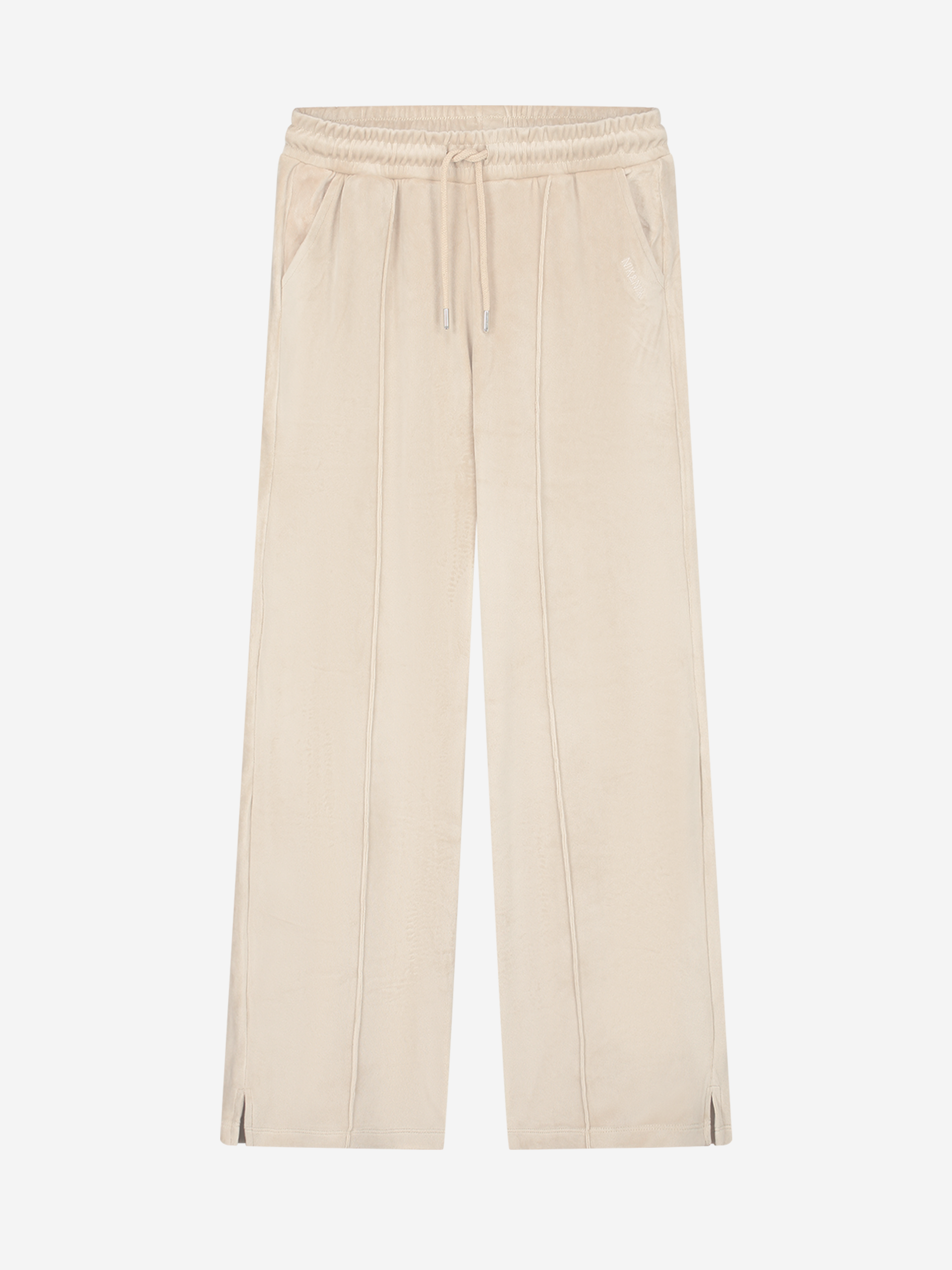 Velvet Sweatpants with mid rise