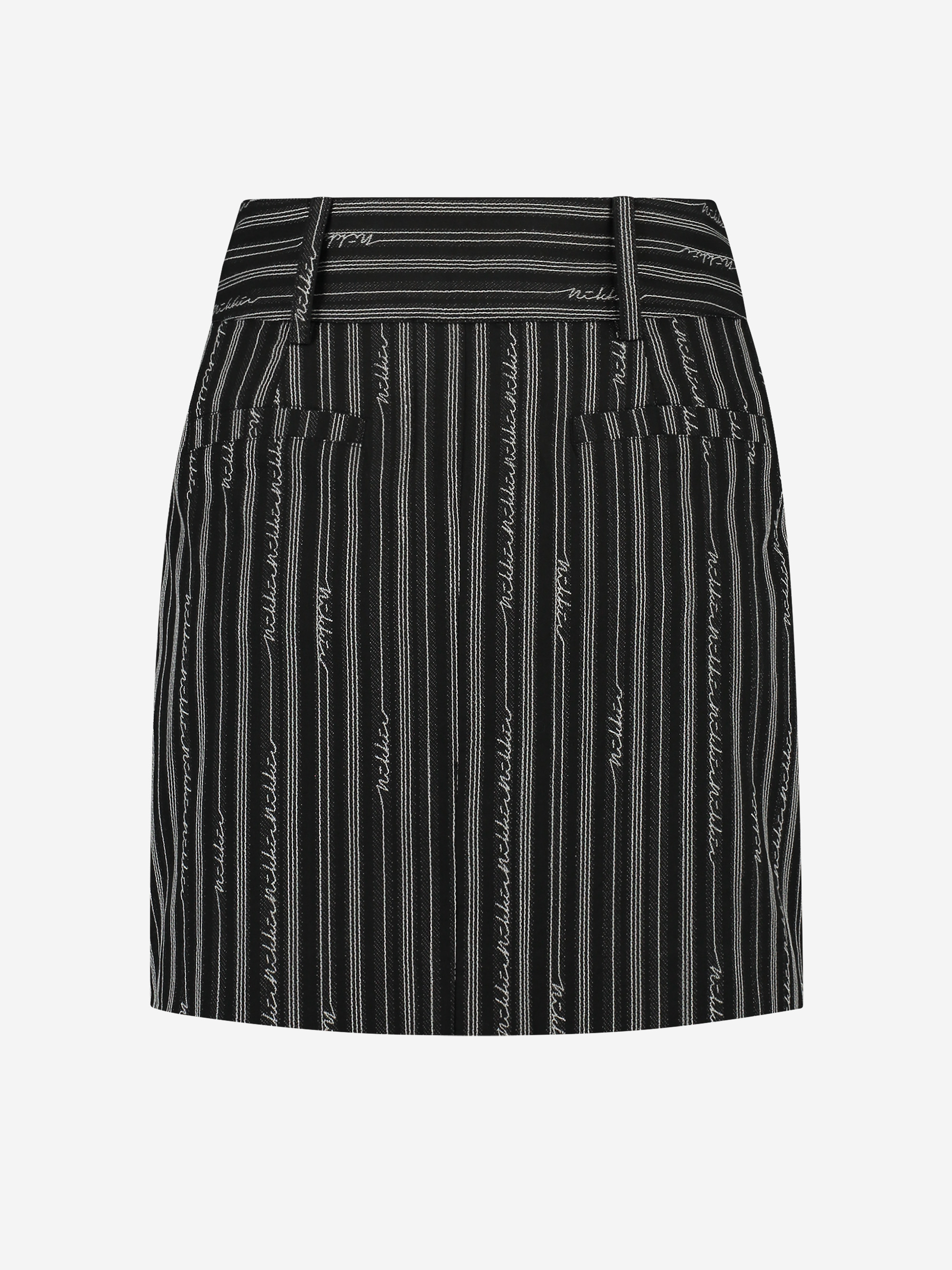 Skirt with logo pattern