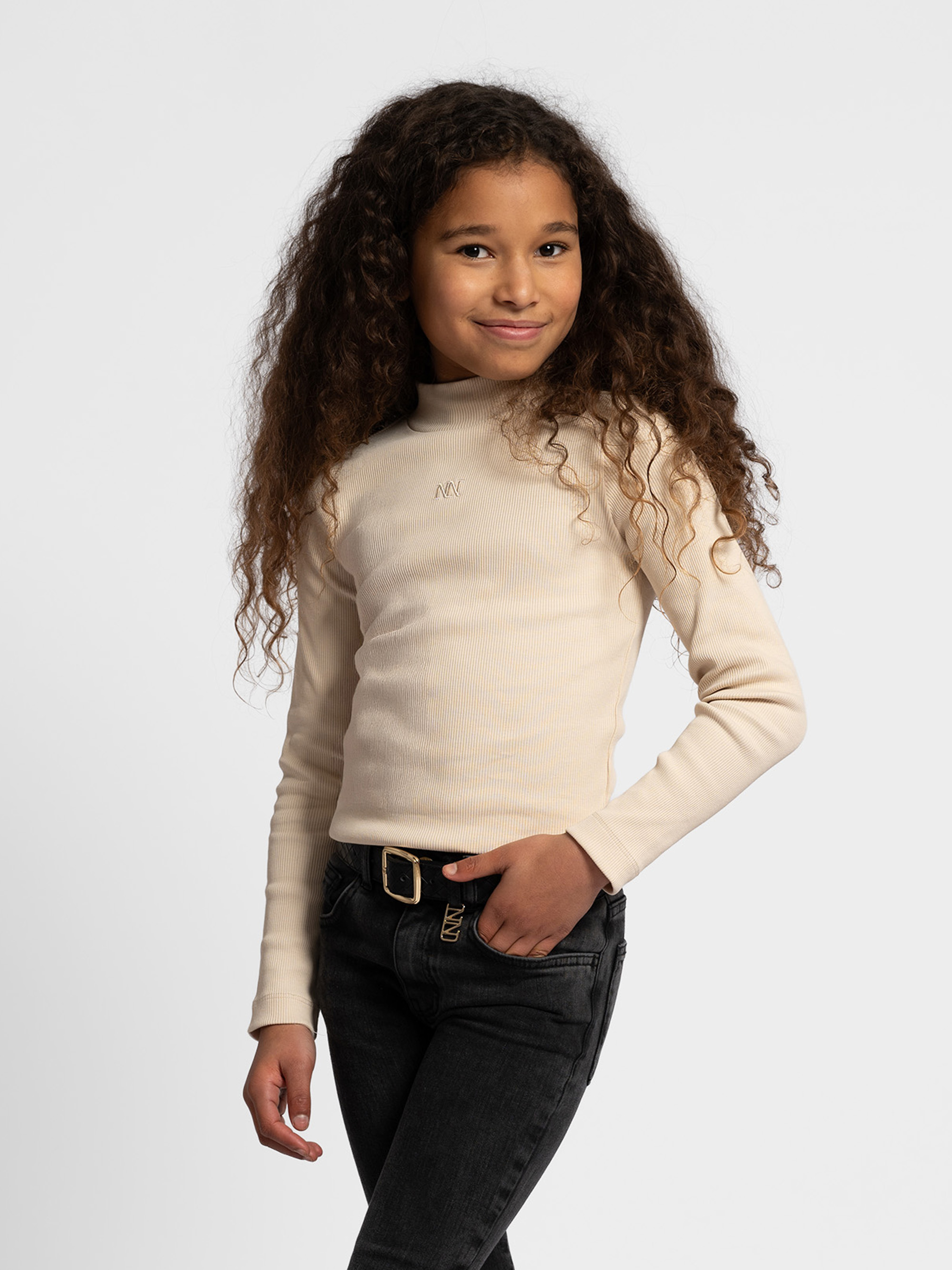 Ribbed top with logo