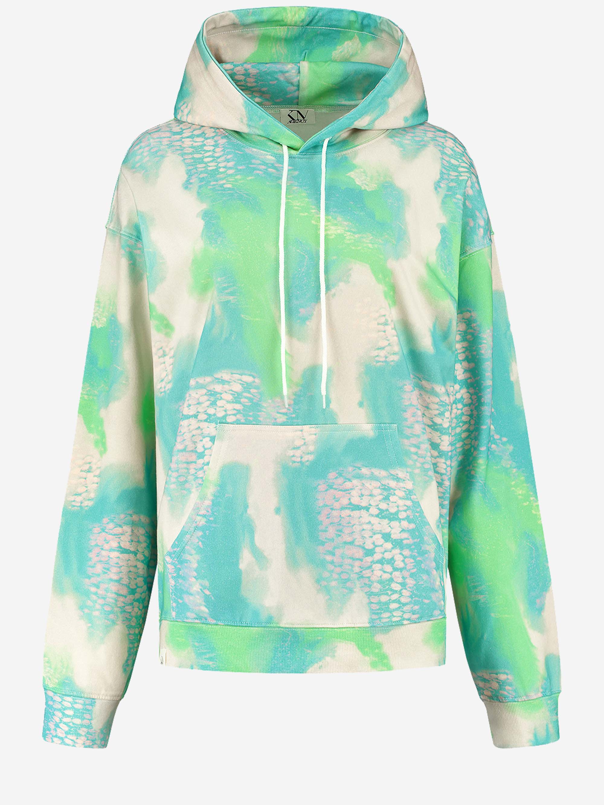 Tie Dye Print Hoodie 