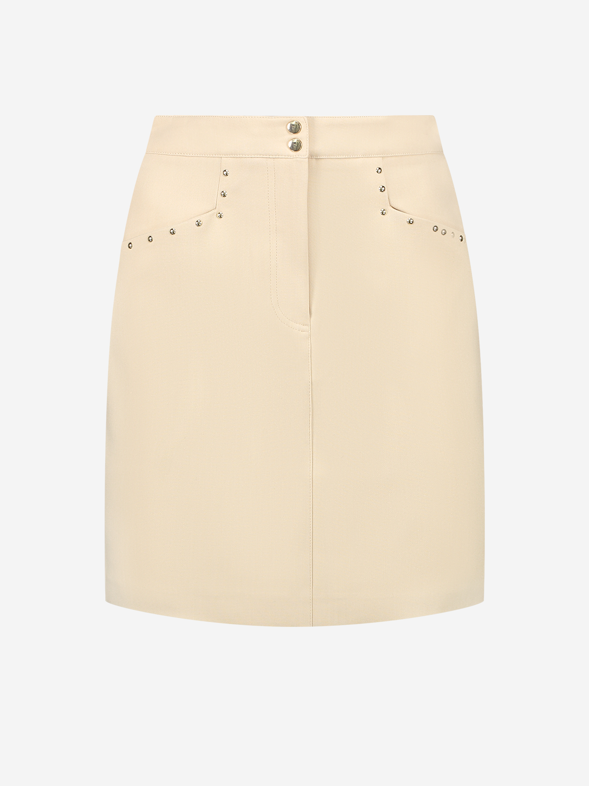 Vegan leather mini Skirt with studs 