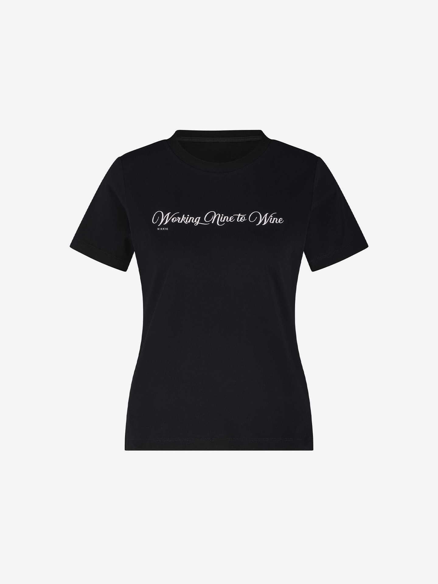 T-shirt with text print