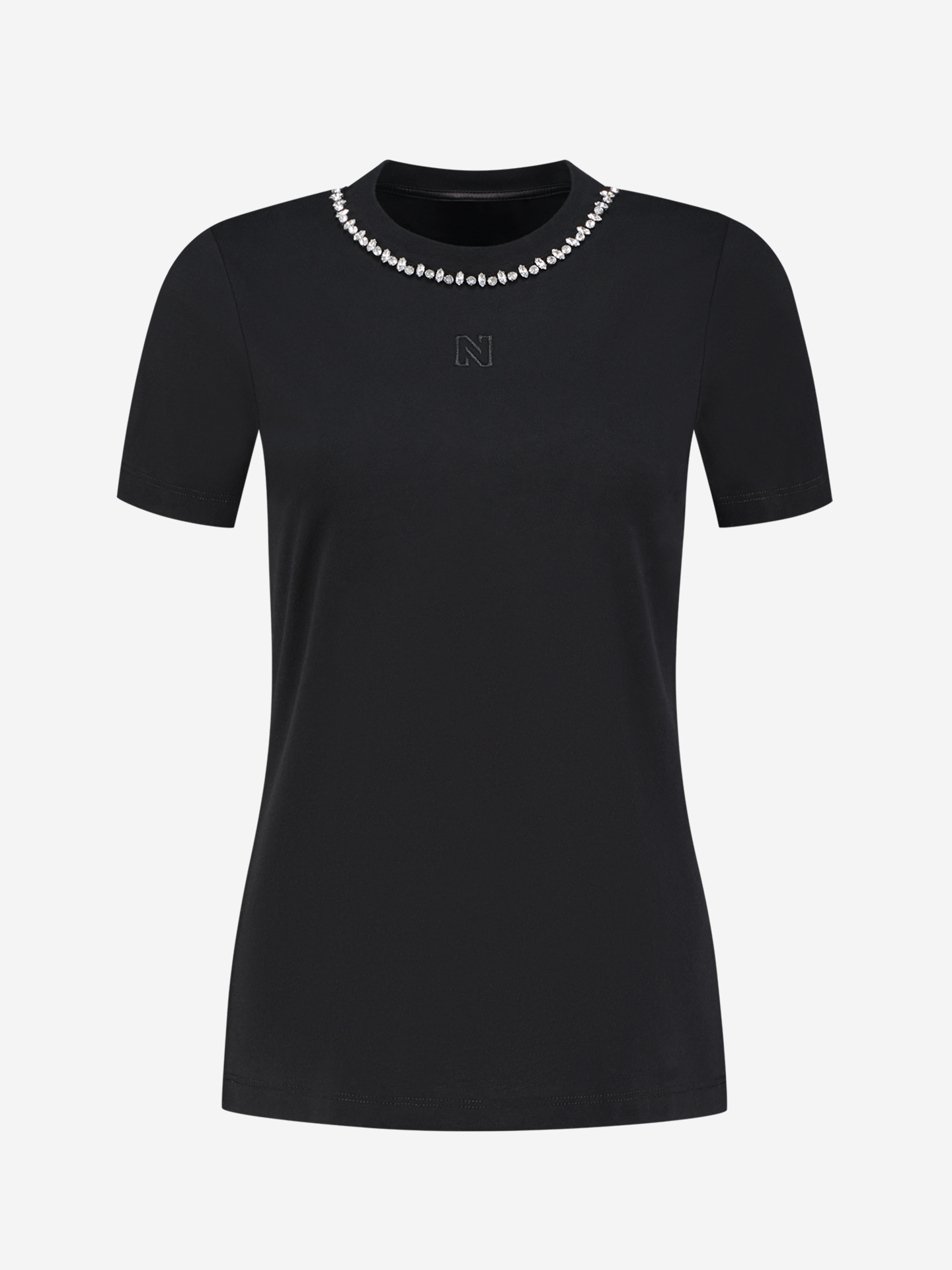 T-shirt met ketting detail